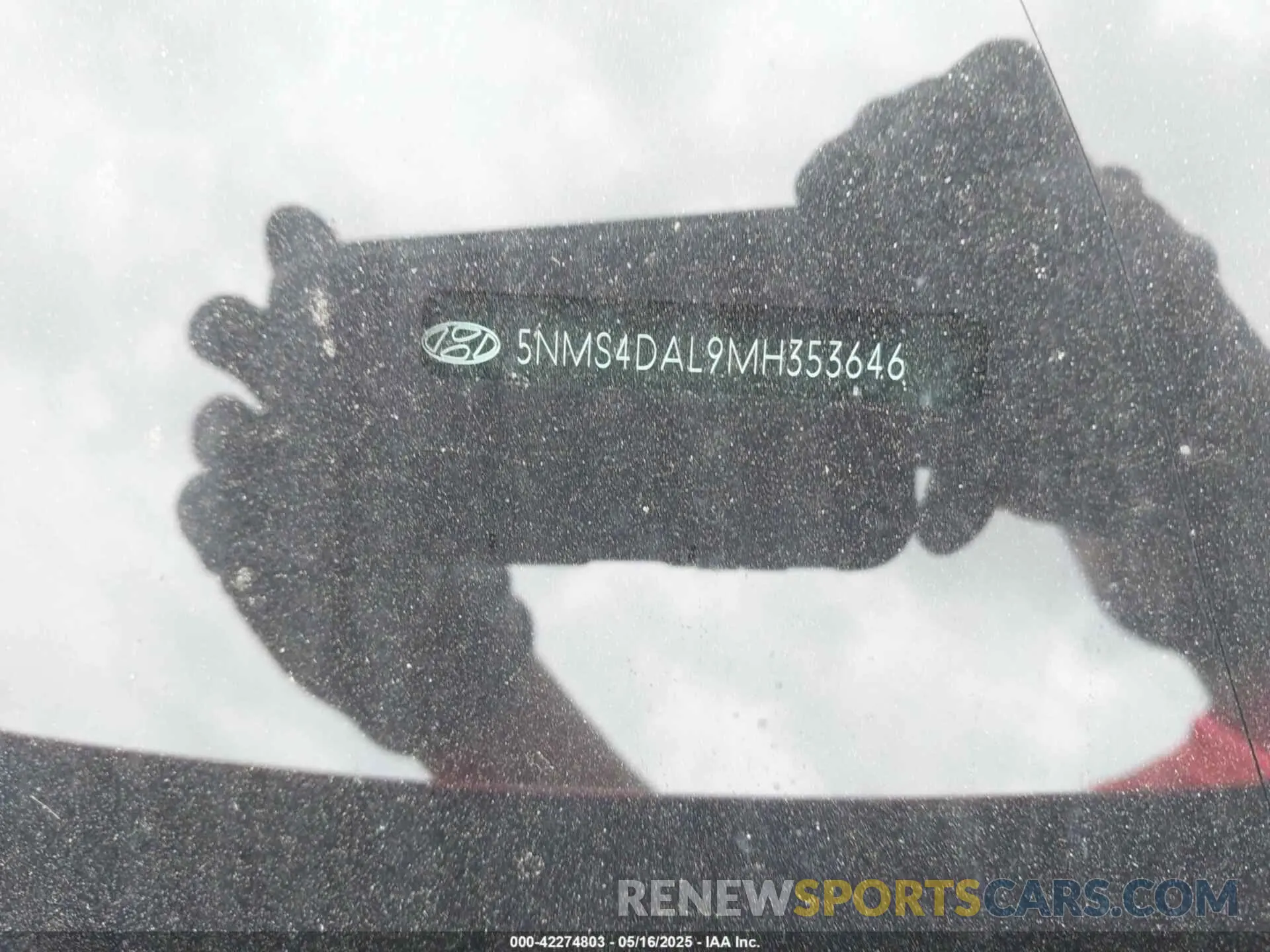 9 Photograph of a damaged car 5NMS4DAL9MH353646 HYUNDAI SANTA FE 2021
