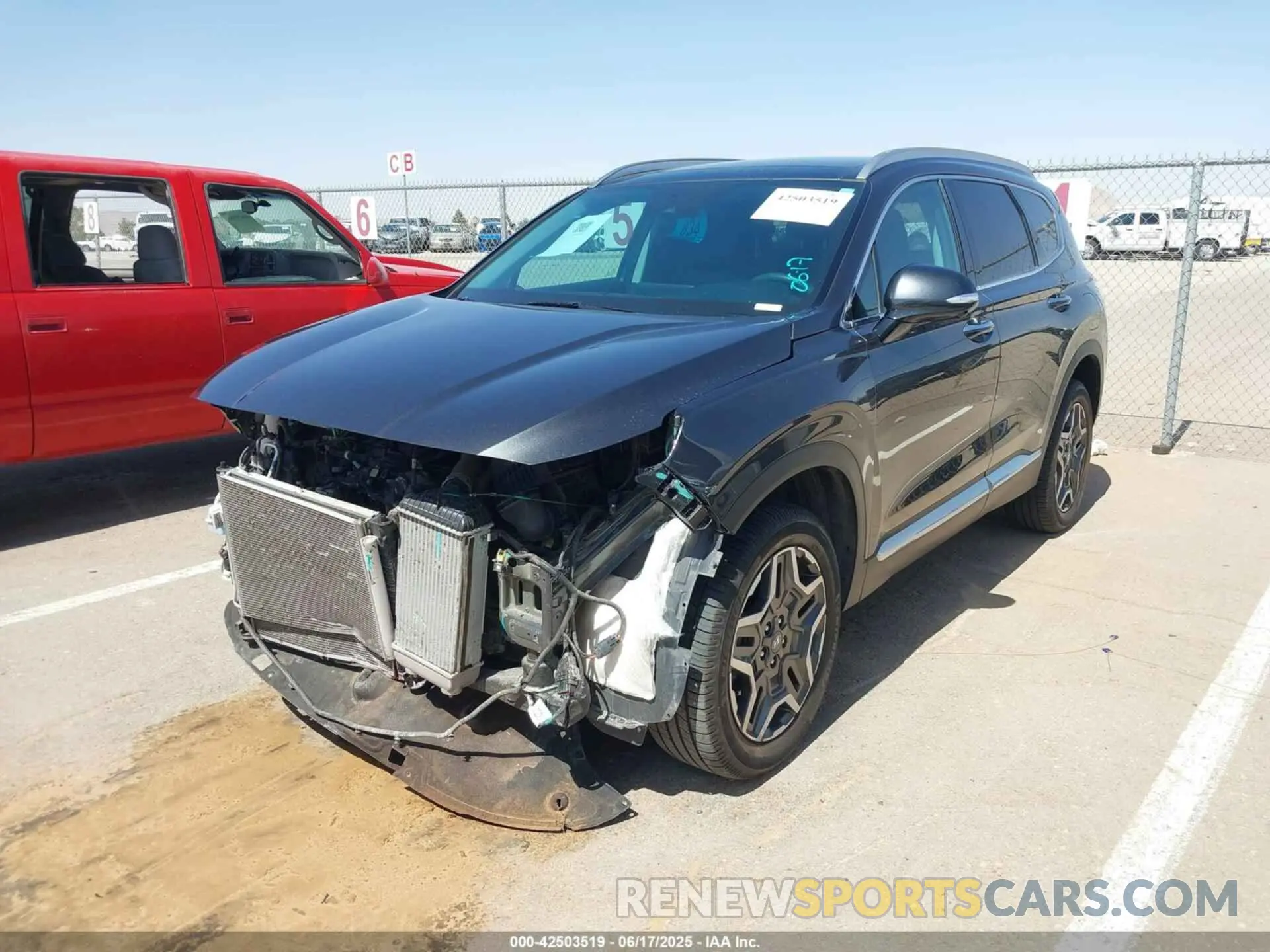 2 Фотография поврежденного автомобиля 5NMS4DALXMH343322 HYUNDAI SANTA FE 2021