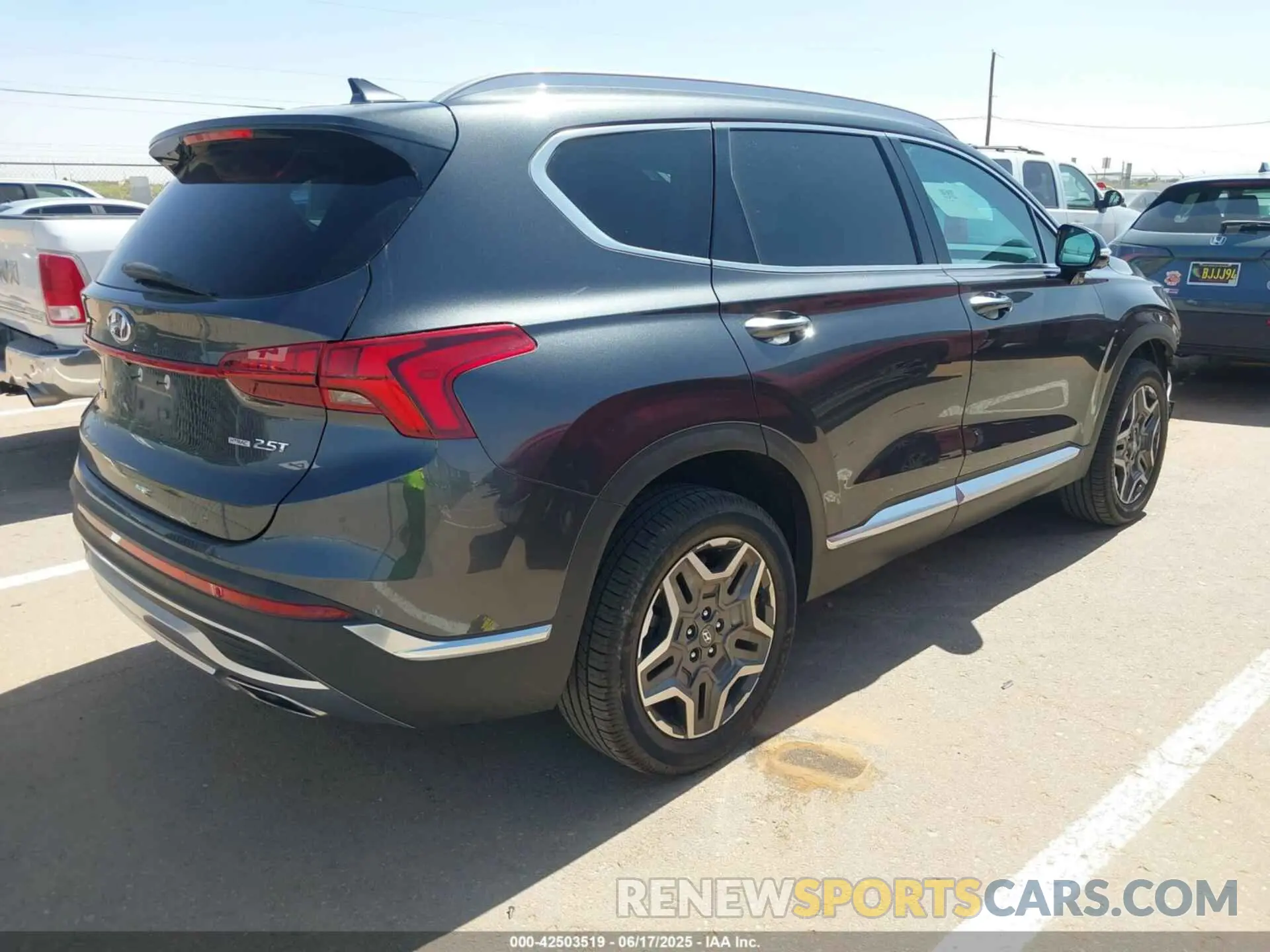 4 Фотография поврежденного автомобиля 5NMS4DALXMH343322 HYUNDAI SANTA FE 2021