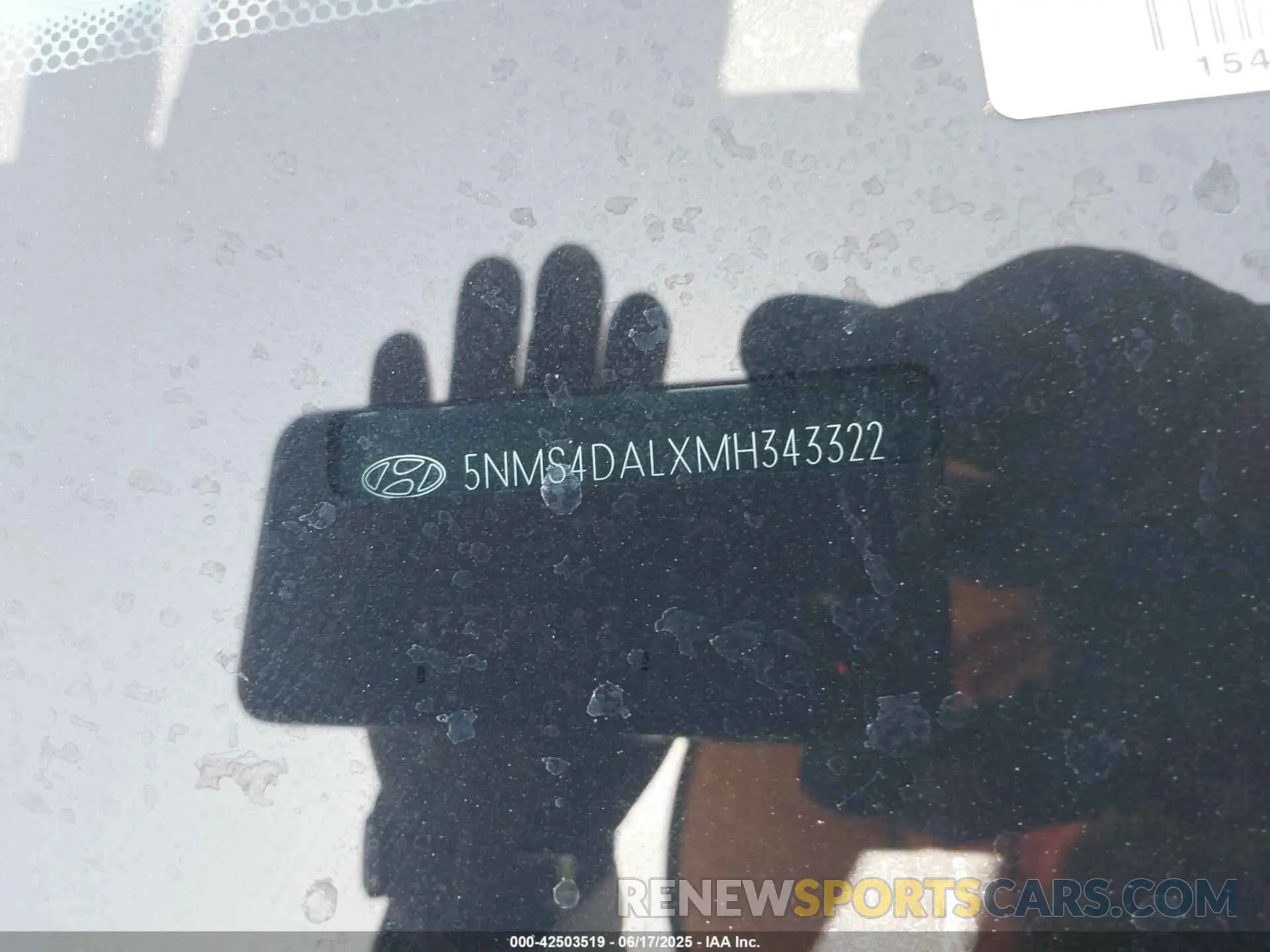 9 Фотография поврежденного автомобиля 5NMS4DALXMH343322 HYUNDAI SANTA FE 2021