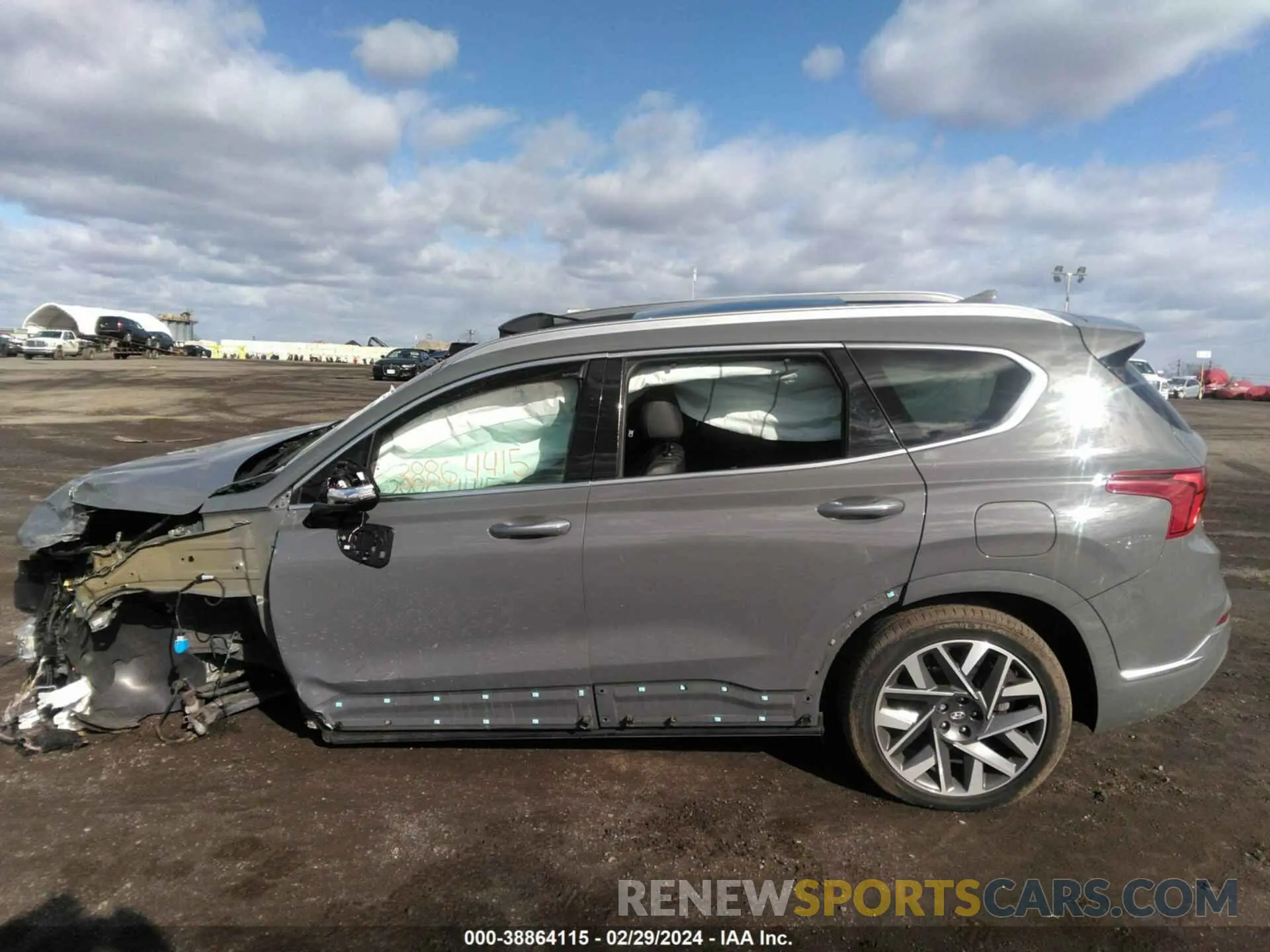 14 Фотография поврежденного автомобиля 5NMS5DAL0MH368517 HYUNDAI SANTA FE 2021