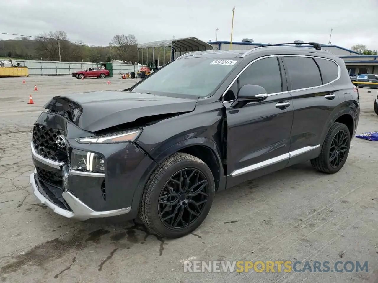 1 Photograph of a damaged car 5NMS5DAL4MH365037 HYUNDAI SANTA FE 2021