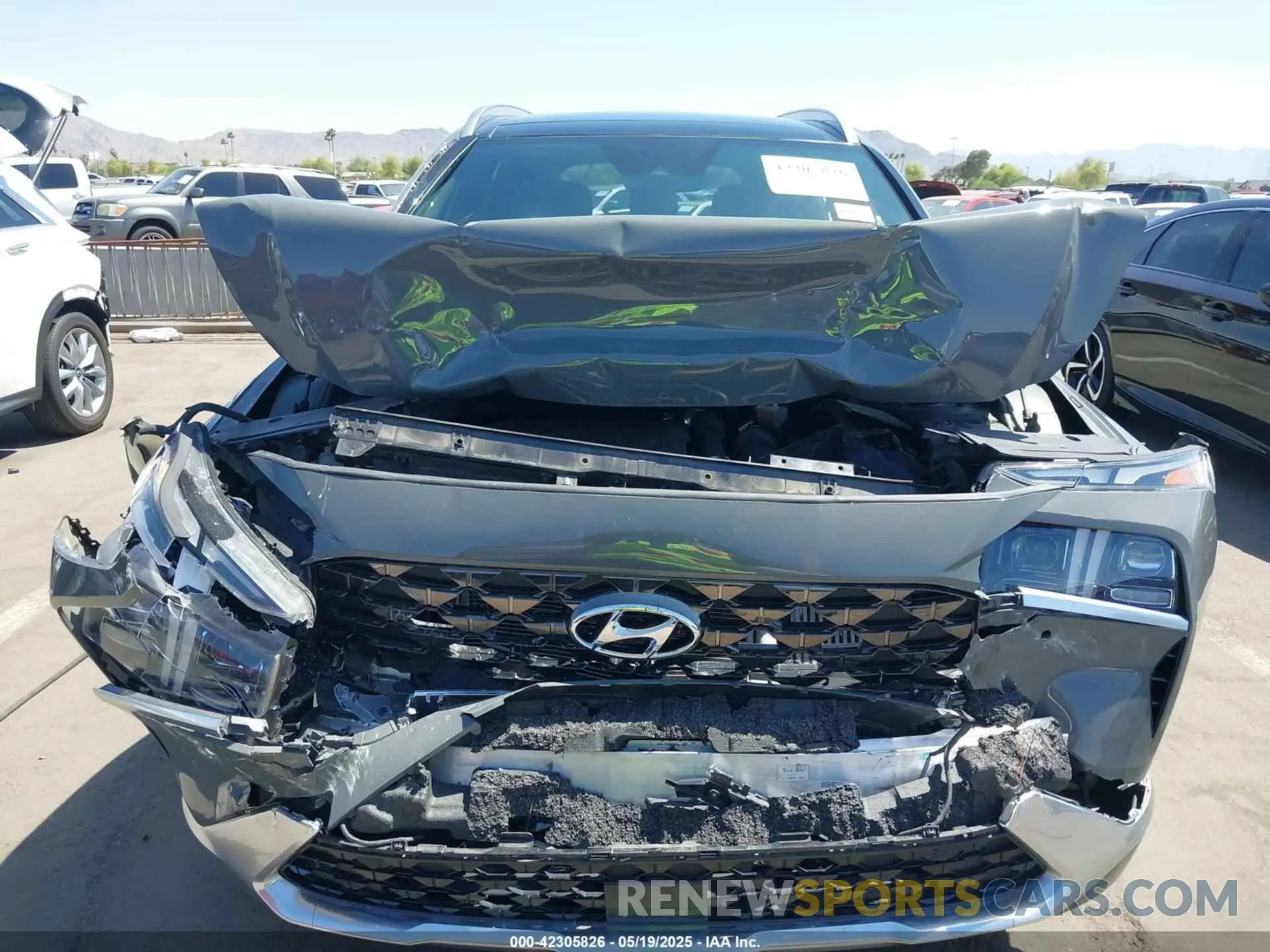 6 Photograph of a damaged car 5NMS5DAL5MH330166 HYUNDAI SANTA FE 2021