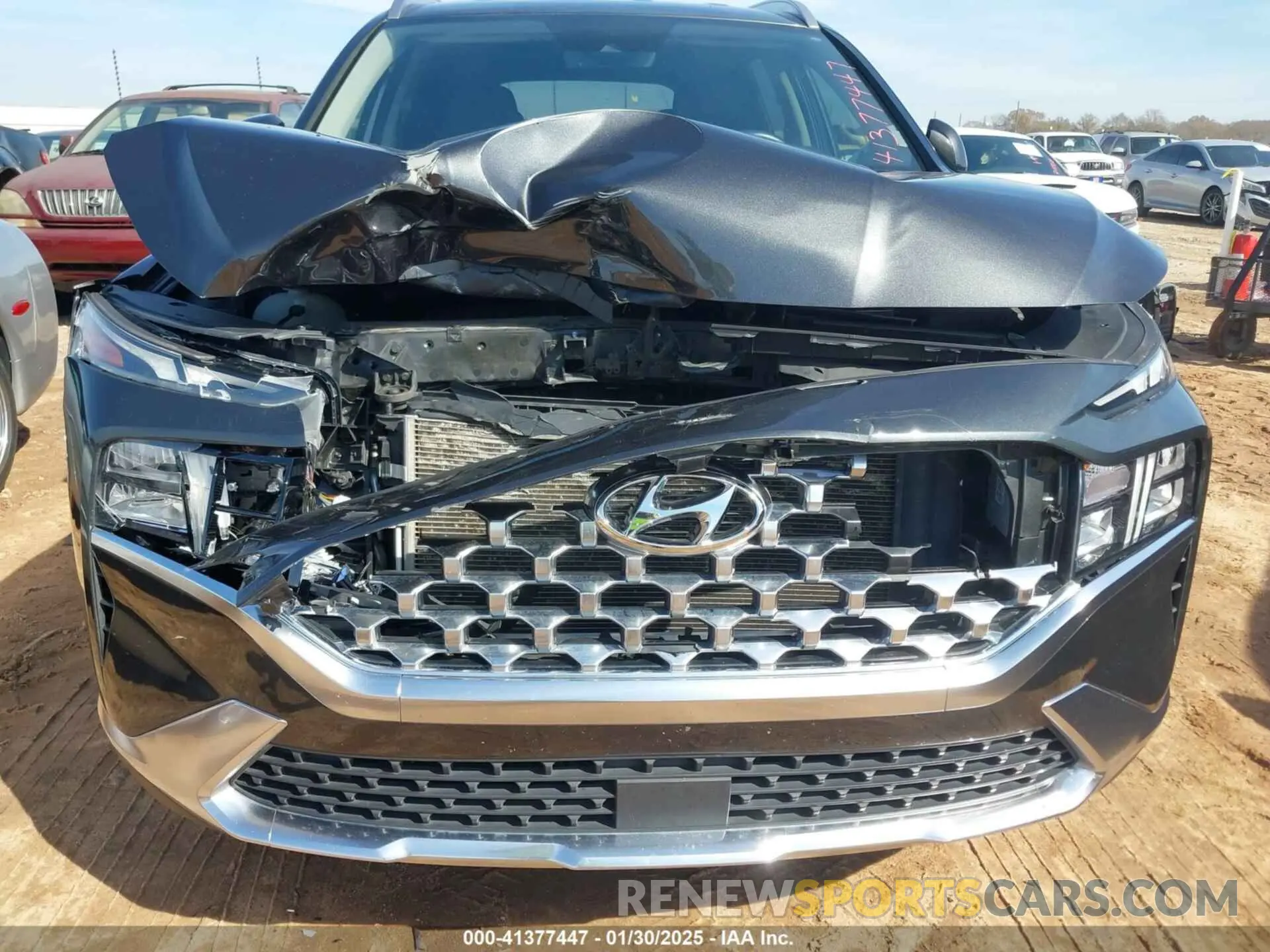 6 Фотография поврежденного автомобиля 5NMS64AJ1MH327647 HYUNDAI SANTA FE 2021