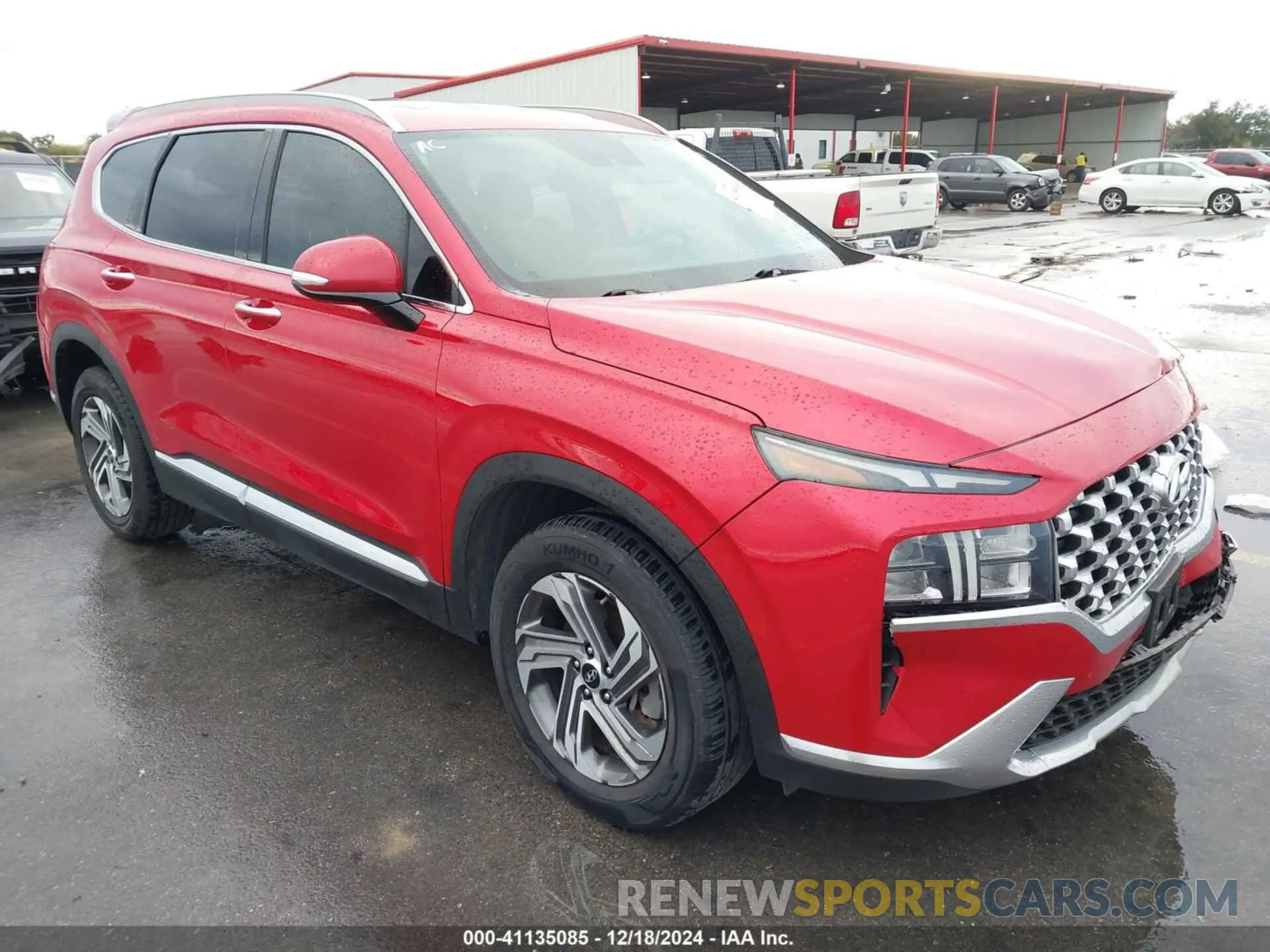 1 Фотография поврежденного автомобиля 5NMS64AJ1MH336543 HYUNDAI SANTA FE 2021