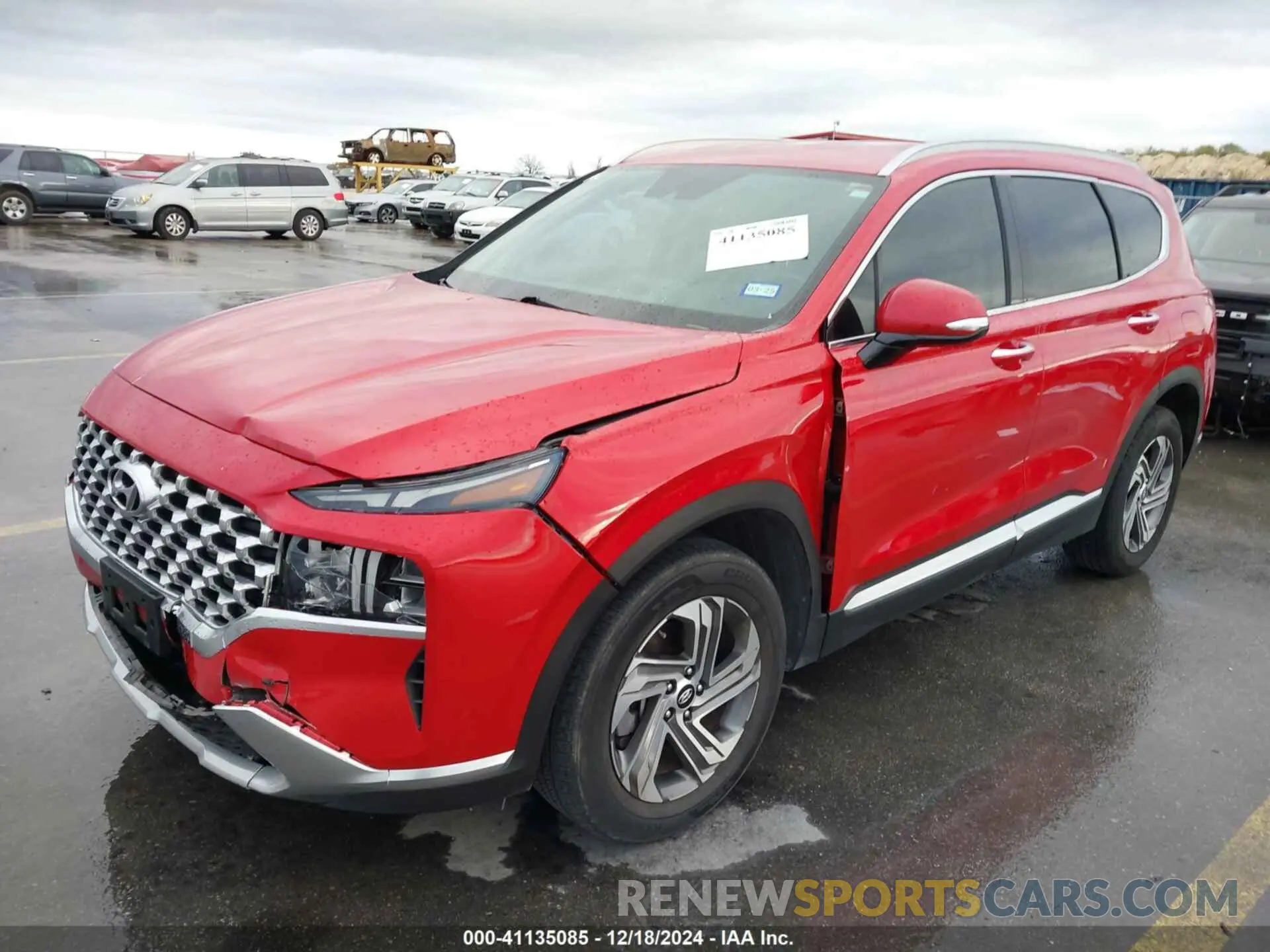 2 Фотография поврежденного автомобиля 5NMS64AJ1MH336543 HYUNDAI SANTA FE 2021
