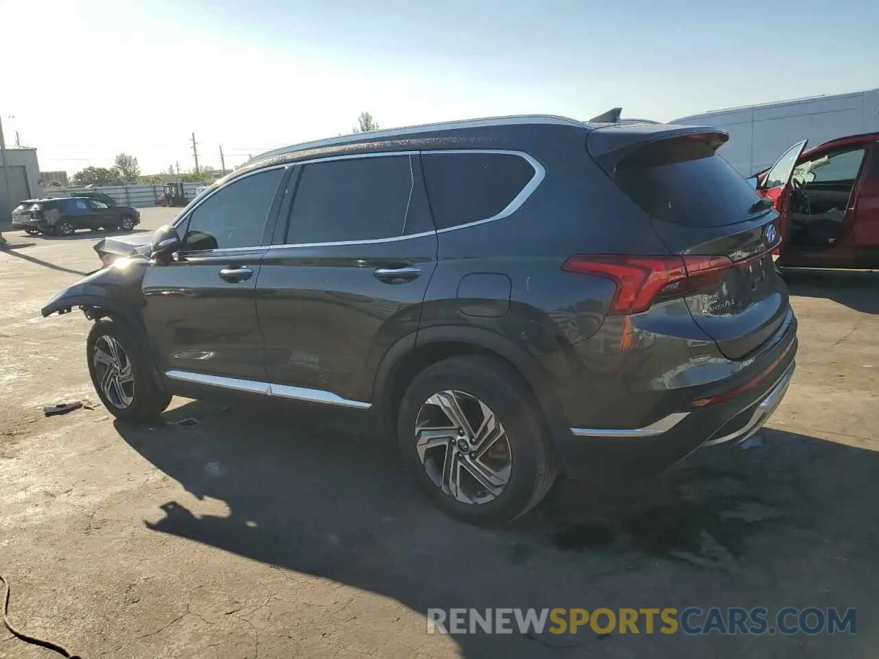 2 Photograph of a damaged car 5NMS64AJ9MH335818 HYUNDAI SANTA FE 2021