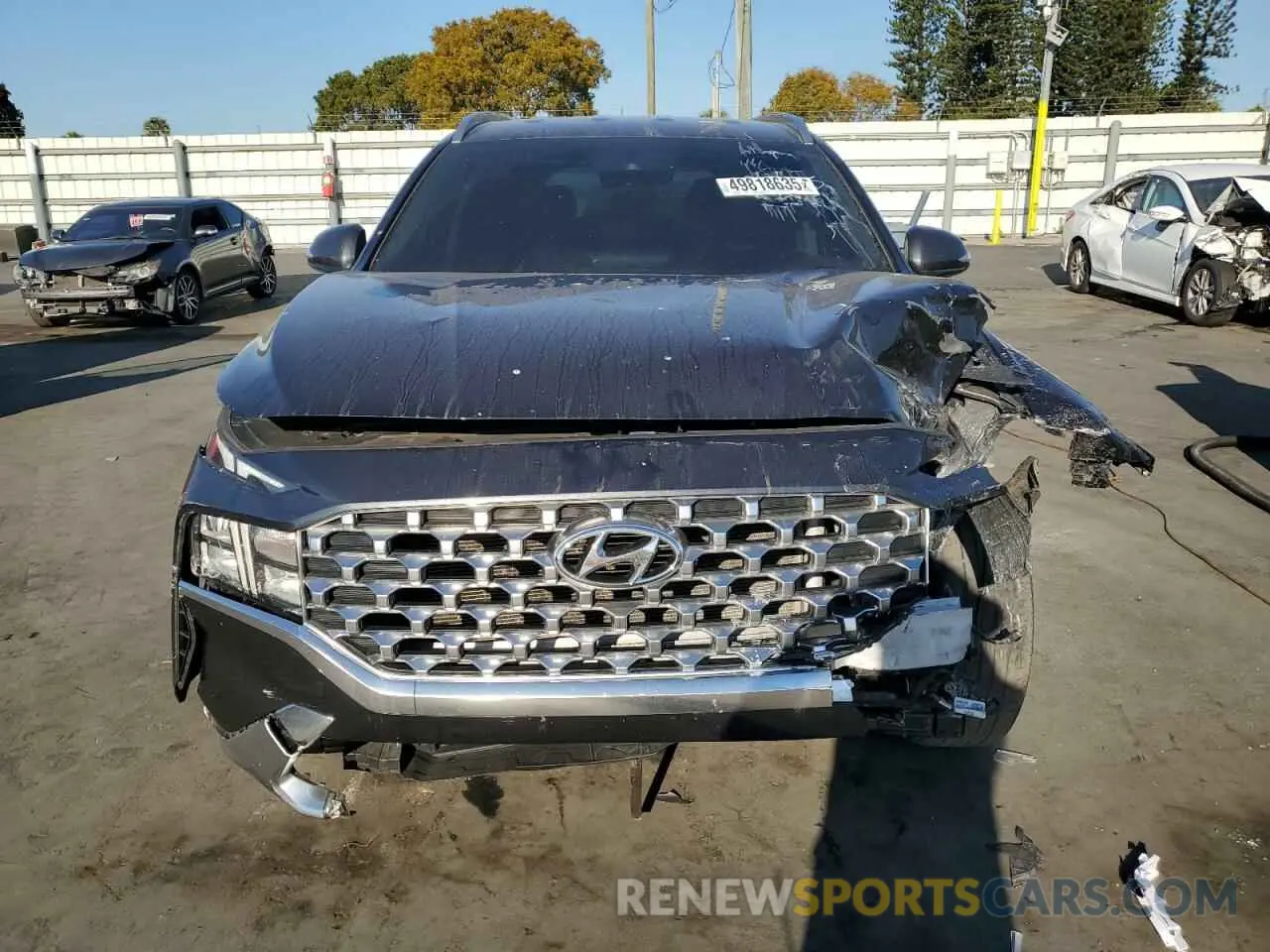 5 Photograph of a damaged car 5NMS64AJ9MH335818 HYUNDAI SANTA FE 2021