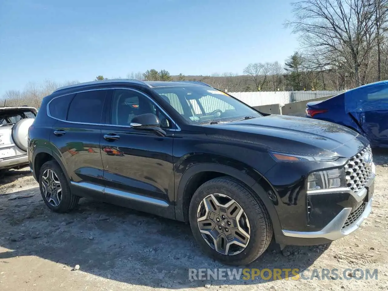 4 Photograph of a damaged car KM8S3DA14MU009244 HYUNDAI SANTA FE 2021