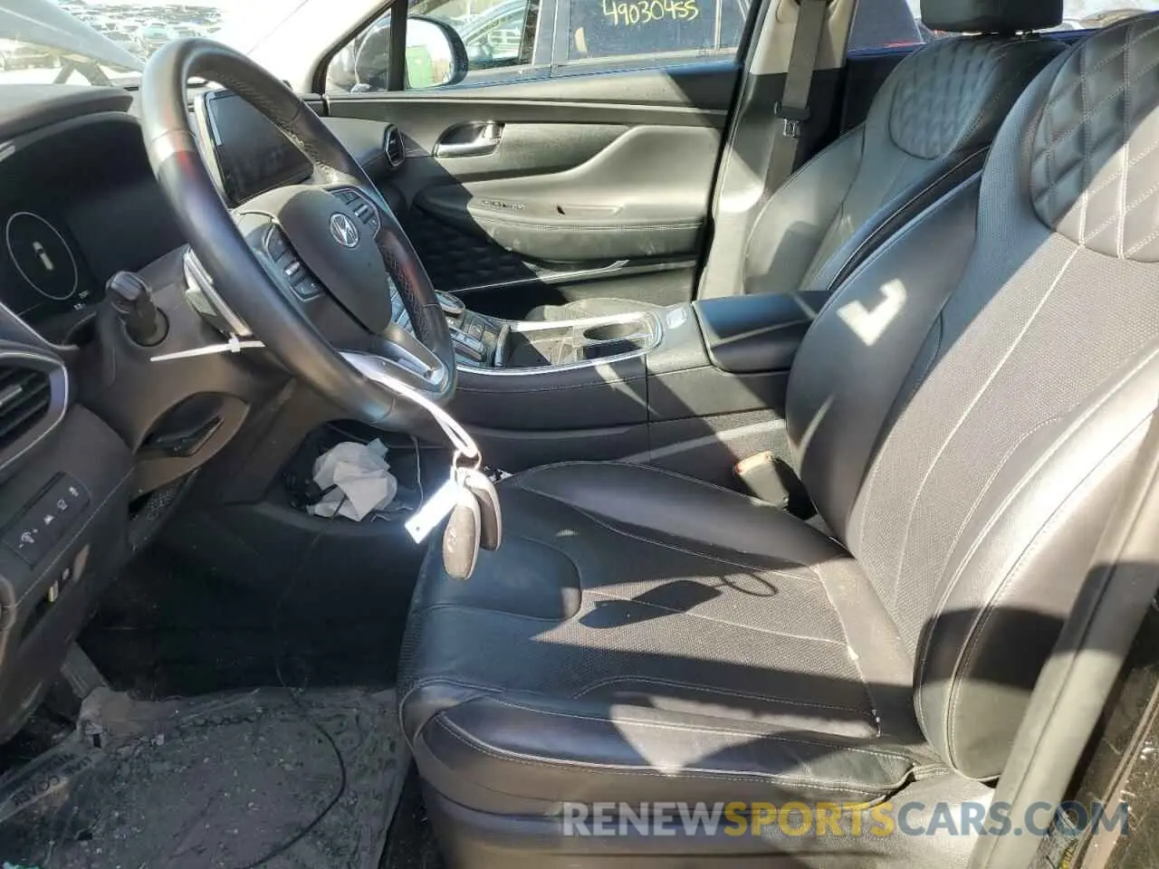 7 Photograph of a damaged car KM8S3DA14MU009244 HYUNDAI SANTA FE 2021