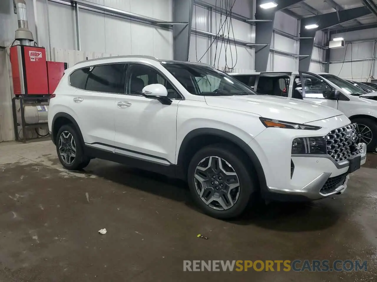 4 Photograph of a damaged car KM8S5DA19MU004843 HYUNDAI SANTA FE 2021