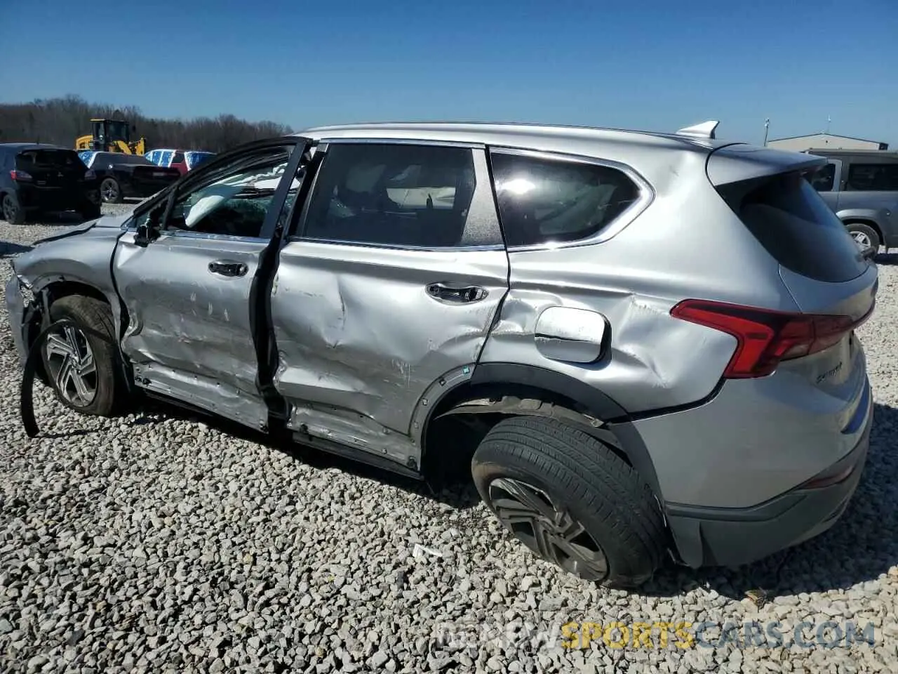 2 Photograph of a damaged car 5NMS14AJ0NH400698 HYUNDAI SANTA FE 2022