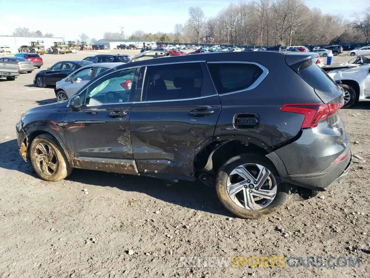 2 Photograph of a damaged car 5NMS14AJ5NH393523 HYUNDAI SANTA FE 2022