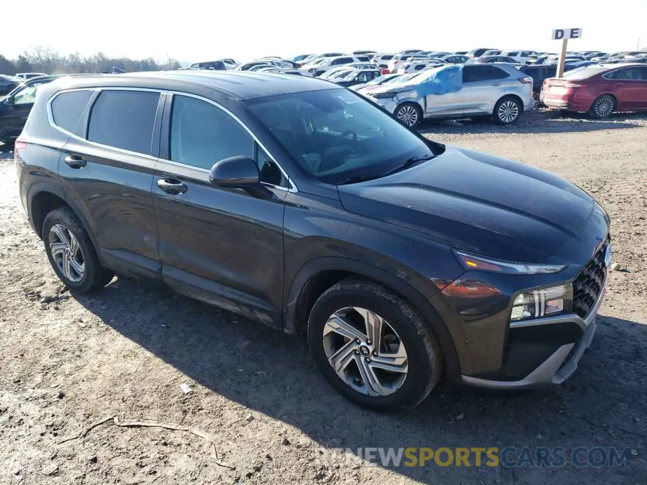 4 Photograph of a damaged car 5NMS14AJ5NH393523 HYUNDAI SANTA FE 2022