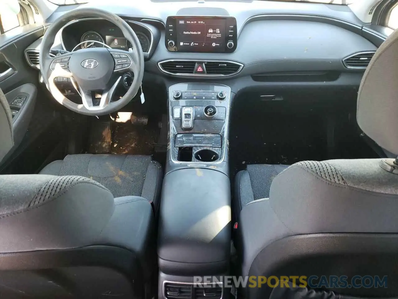 8 Photograph of a damaged car 5NMS14AJ5NH393523 HYUNDAI SANTA FE 2022
