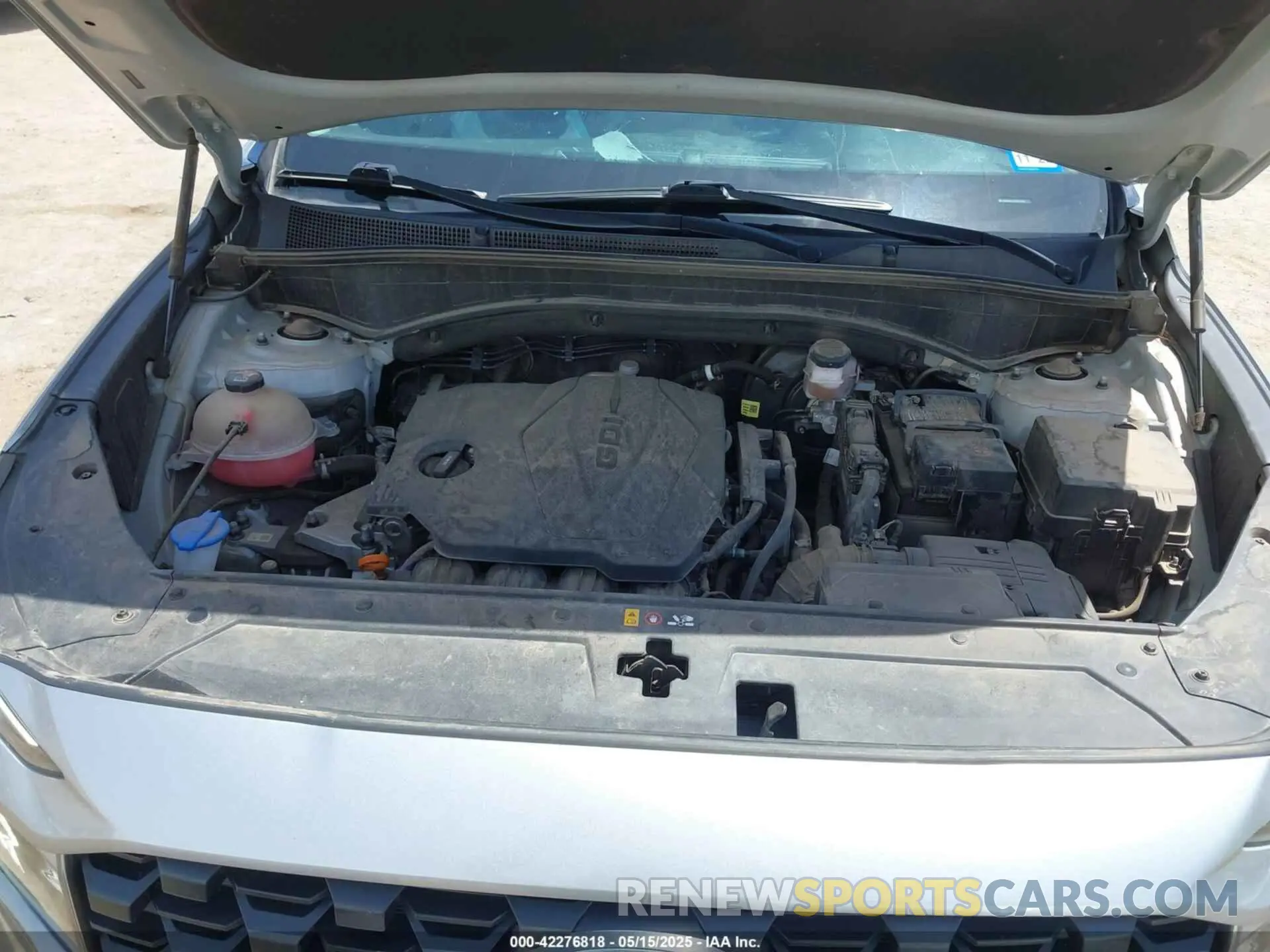 10 Photograph of a damaged car 5NMS14AJ7NH393037 HYUNDAI SANTA FE 2022