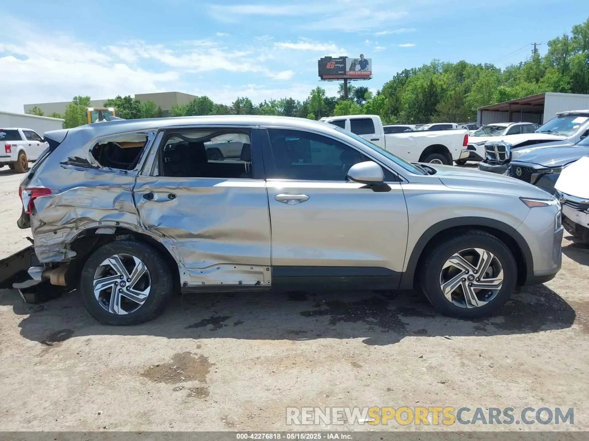 14 Photograph of a damaged car 5NMS14AJ7NH393037 HYUNDAI SANTA FE 2022