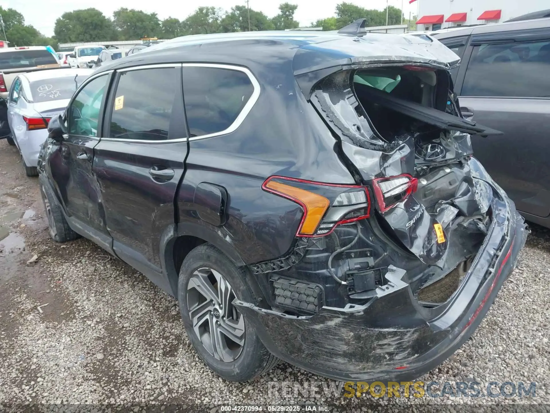 3 Фотография поврежденного автомобиля 5NMS14AJ9NH429794 HYUNDAI SANTA FE 2022