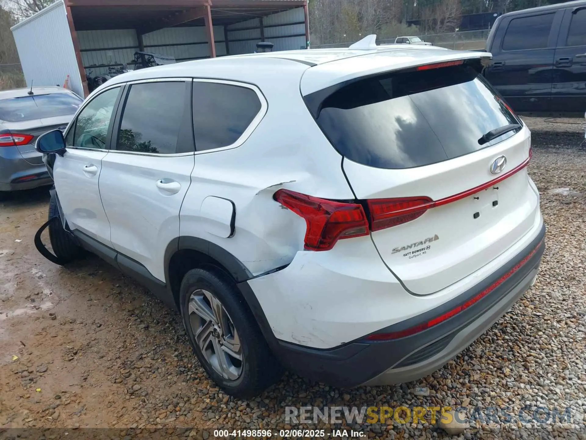 3 Фотография поврежденного автомобиля 5NMS14AJ9NH442383 HYUNDAI SANTA FE 2022