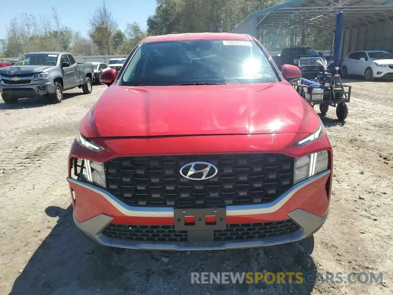 5 Фотография поврежденного автомобиля 5NMS1DAJ3NH443755 HYUNDAI SANTA FE 2022