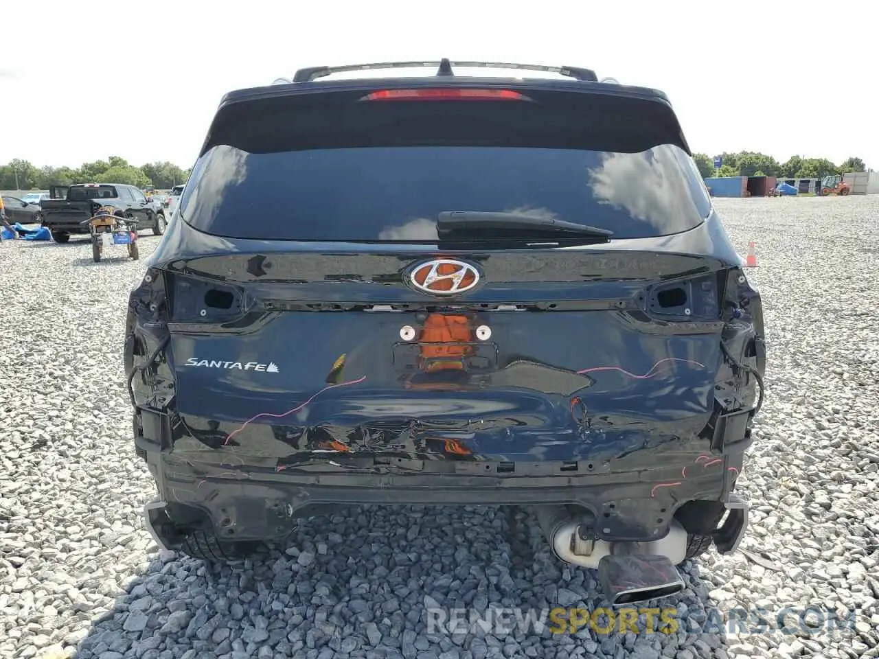 6 Photograph of a damaged car 5NMS24AJ0NH376576 HYUNDAI SANTA FE 2022