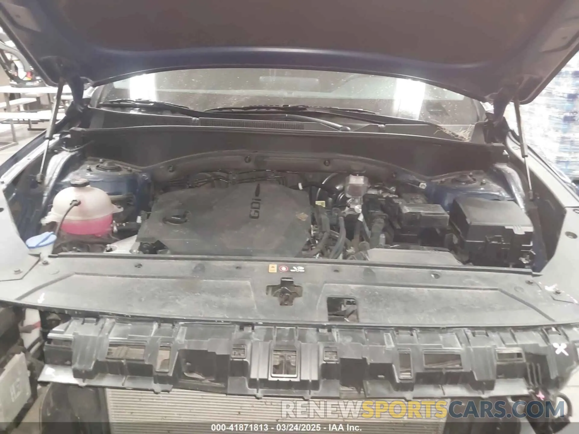 10 Photograph of a damaged car 5NMS24AJ2NH457840 HYUNDAI SANTA FE 2022