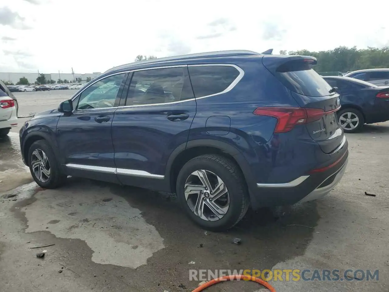 2 Photograph of a damaged car 5NMS24AJ3NH377026 HYUNDAI SANTA FE 2022