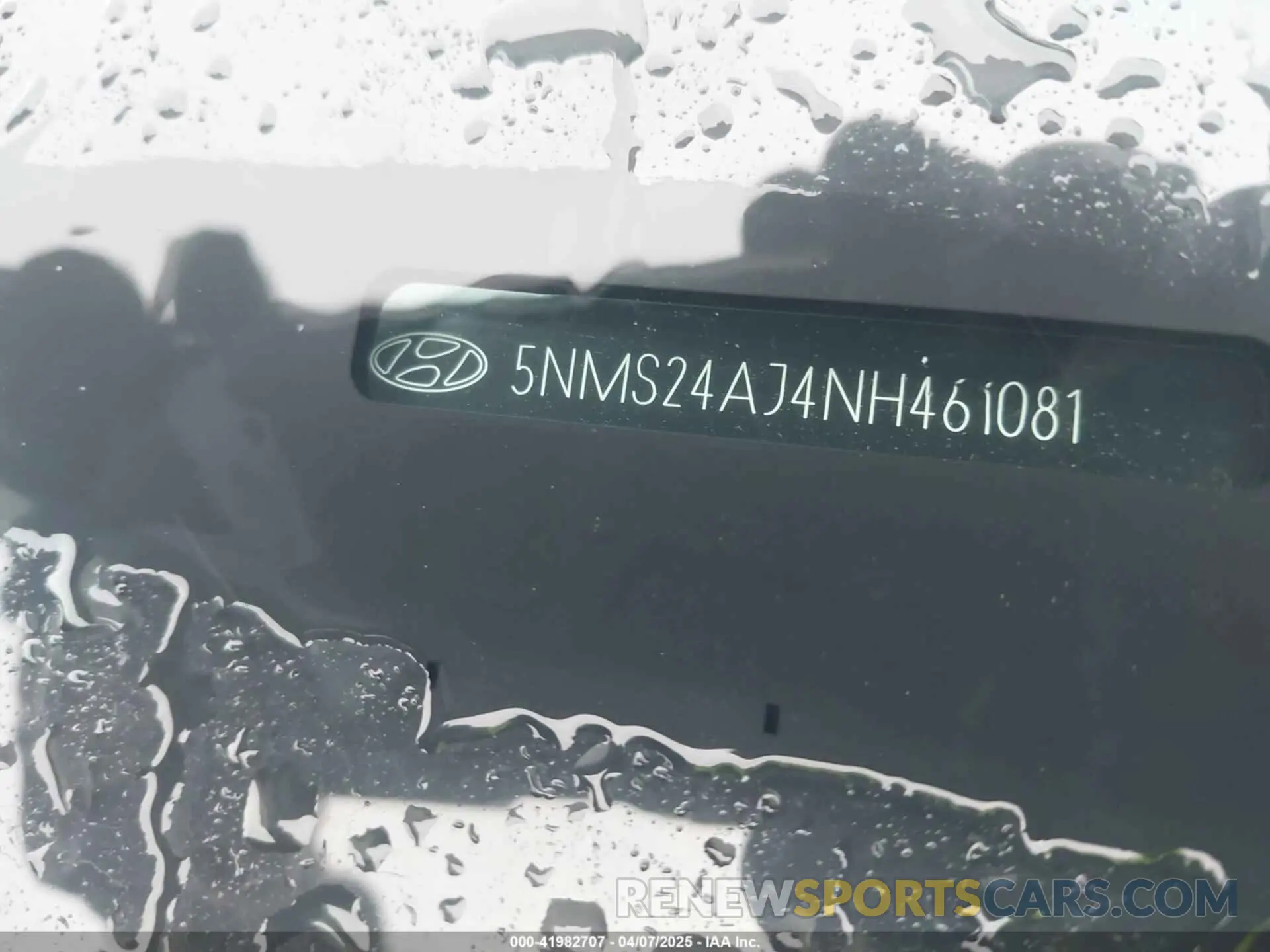 9 Фотография поврежденного автомобиля 5NMS24AJ4NH461081 HYUNDAI SANTA FE 2022