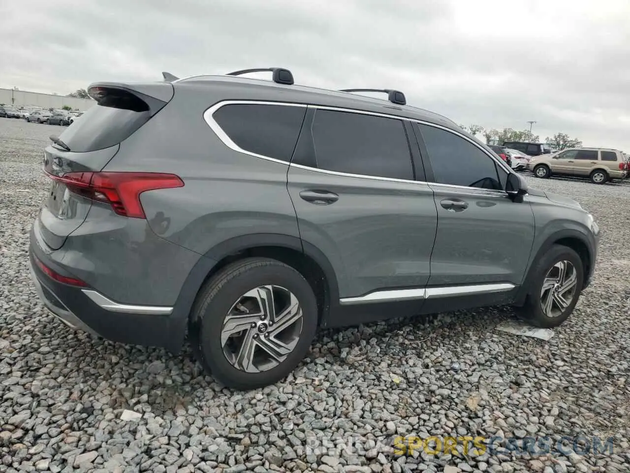 3 Photograph of a damaged car 5NMS24AJ4NH465440 HYUNDAI SANTA FE 2022