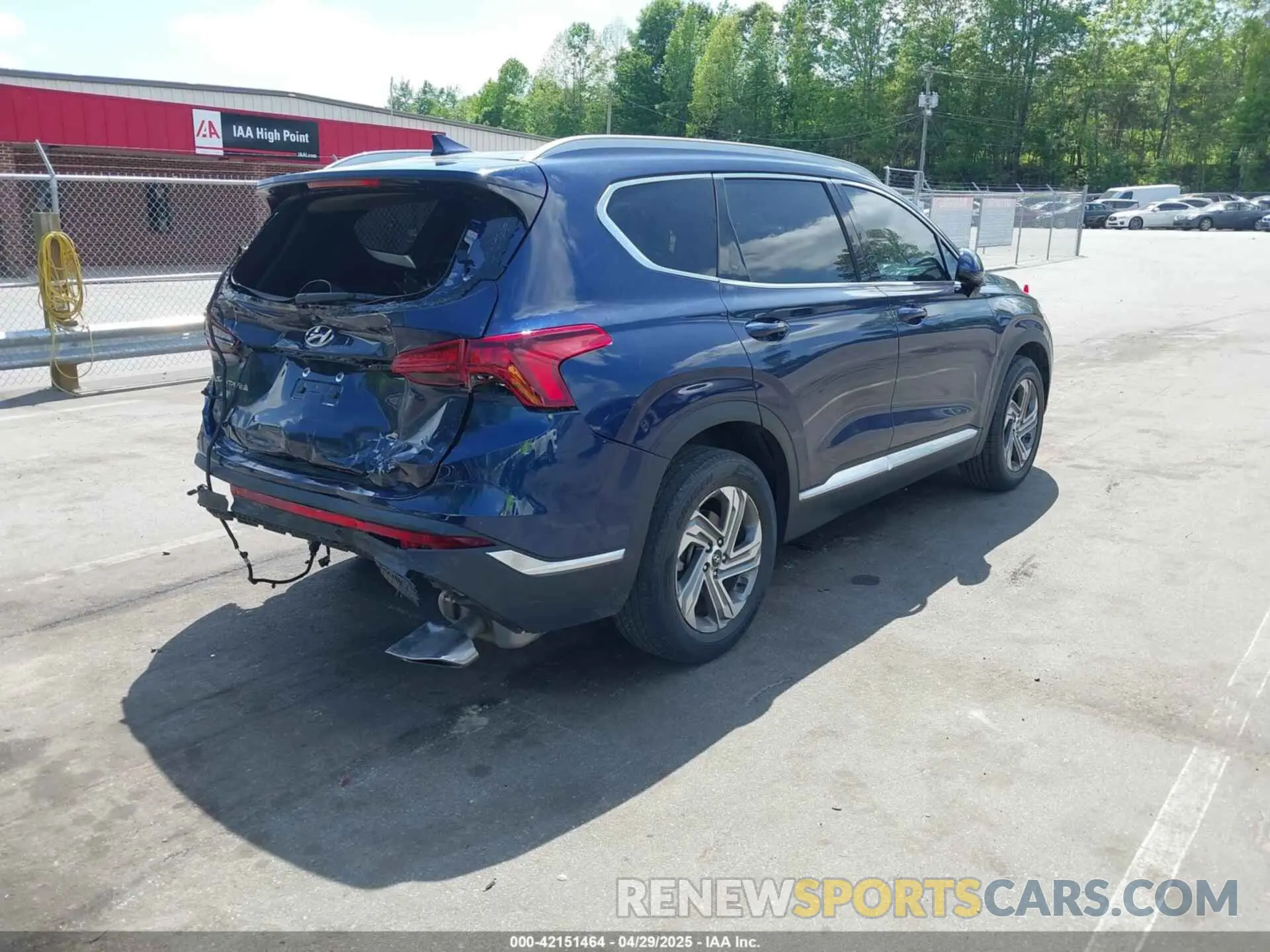 4 Фотография поврежденного автомобиля 5NMS24AJ5NH410687 HYUNDAI SANTA FE 2022