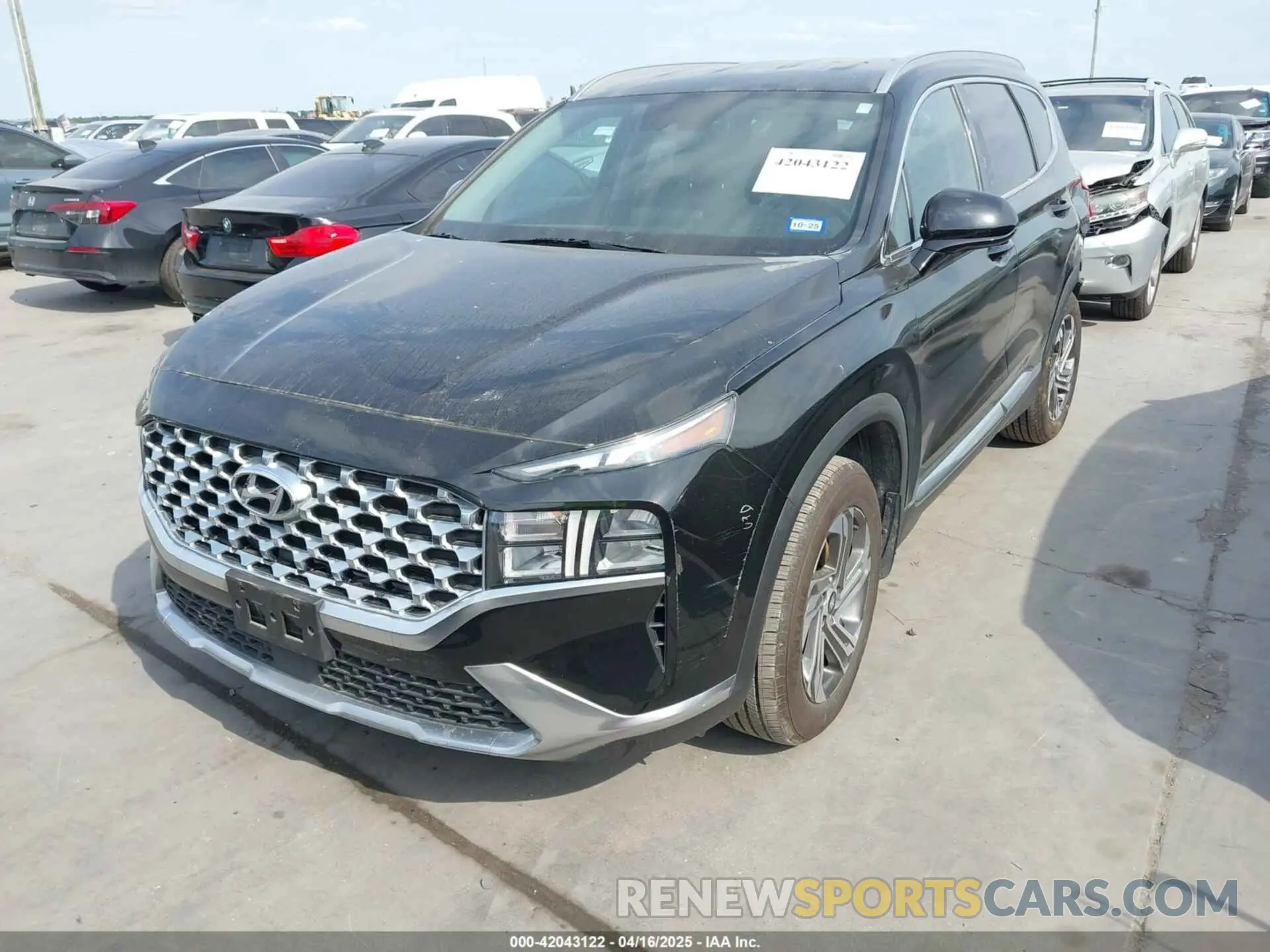2 Фотография поврежденного автомобиля 5NMS24AJ7NH377241 HYUNDAI SANTA FE 2022
