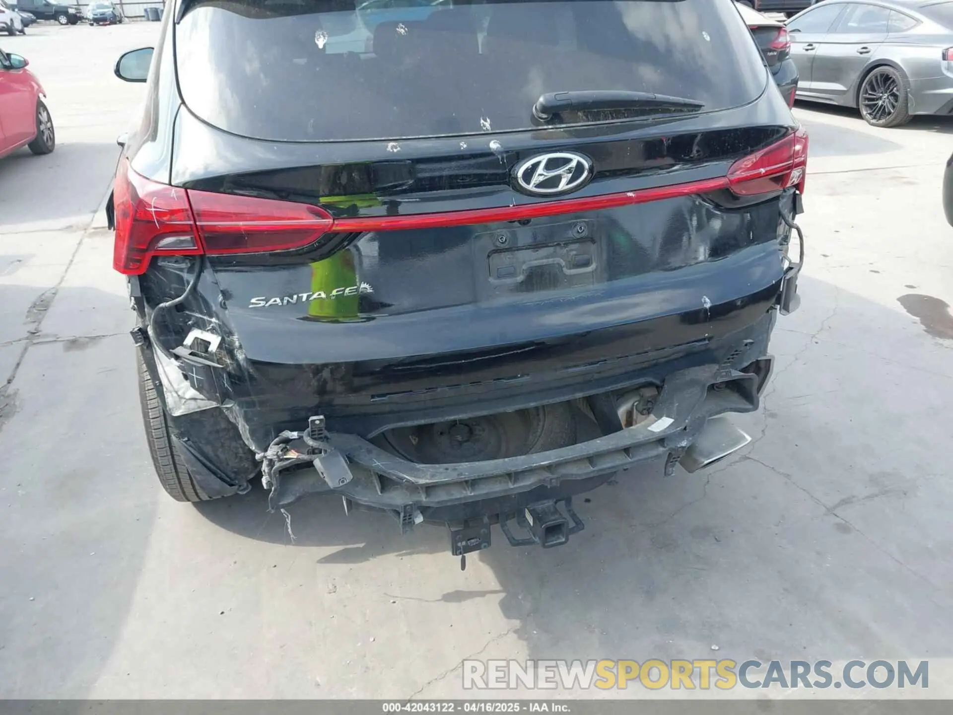 6 Фотография поврежденного автомобиля 5NMS24AJ7NH377241 HYUNDAI SANTA FE 2022