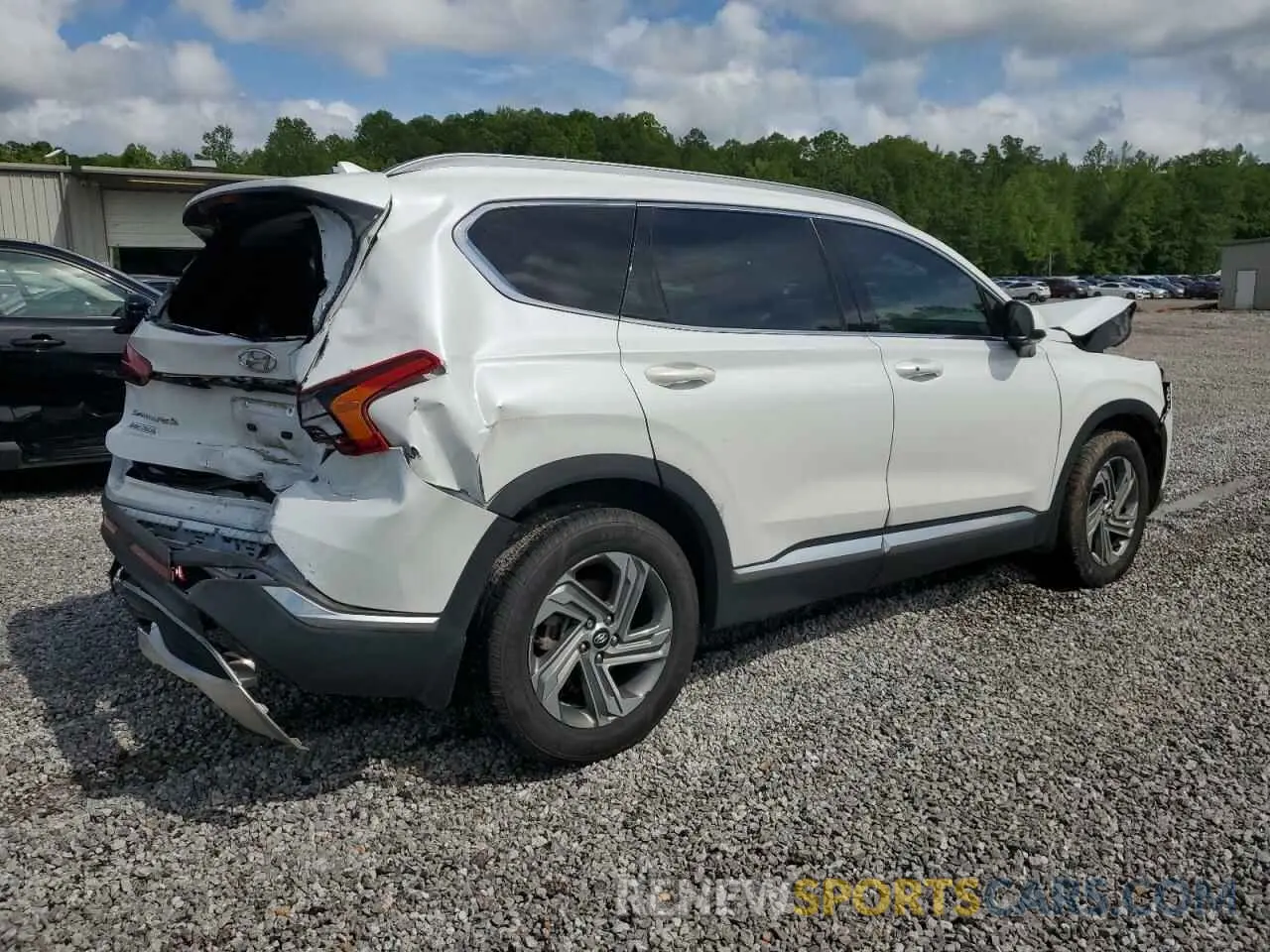 3 Photograph of a damaged car 5NMS24AJ9NH410918 HYUNDAI SANTA FE 2022