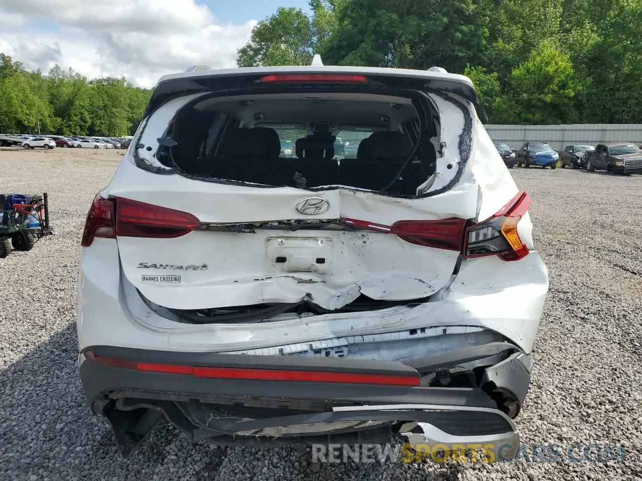 6 Photograph of a damaged car 5NMS24AJ9NH410918 HYUNDAI SANTA FE 2022