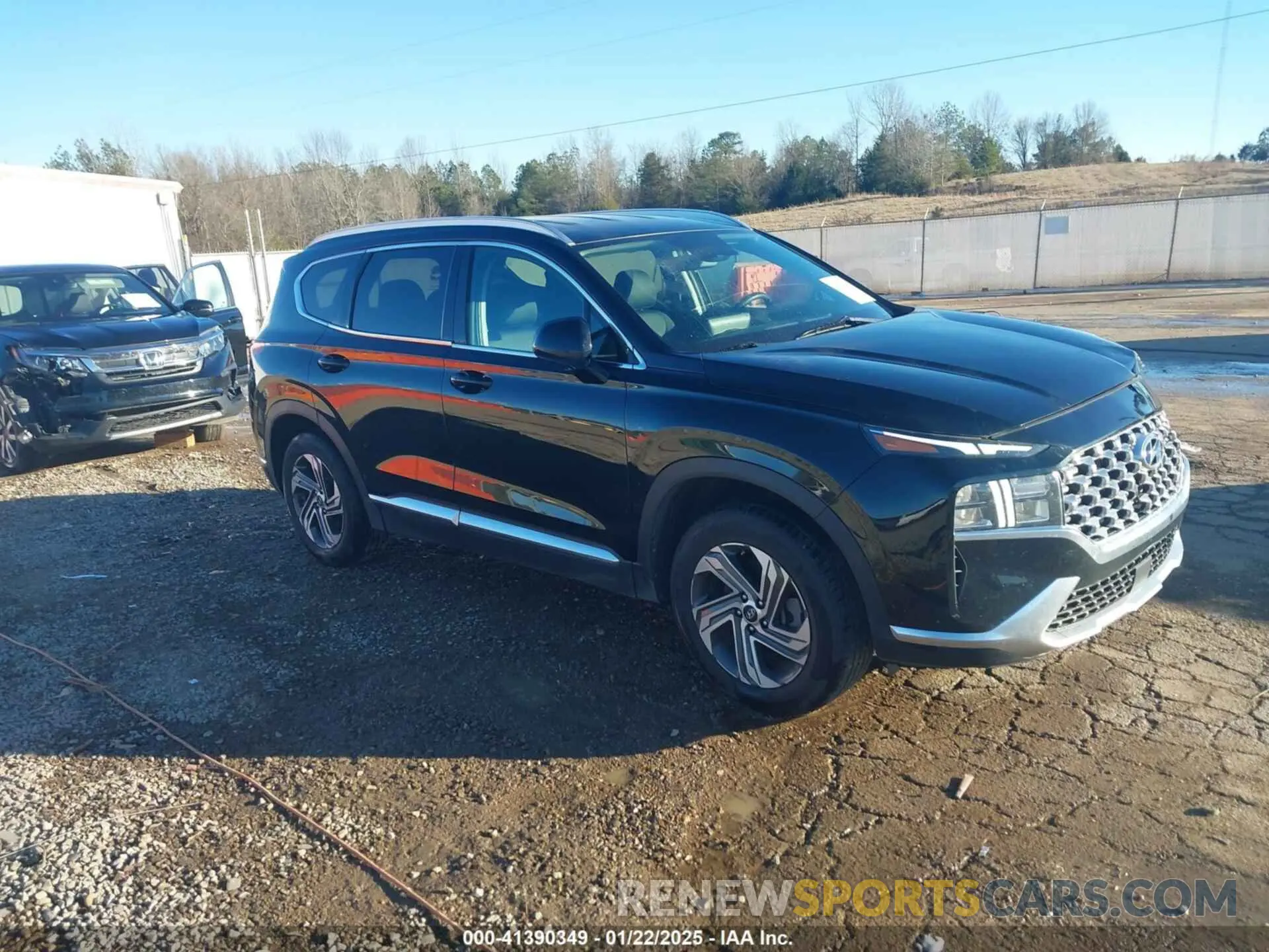 1 Photograph of a damaged car 5NMS24AJXNH375497 HYUNDAI SANTA FE 2022