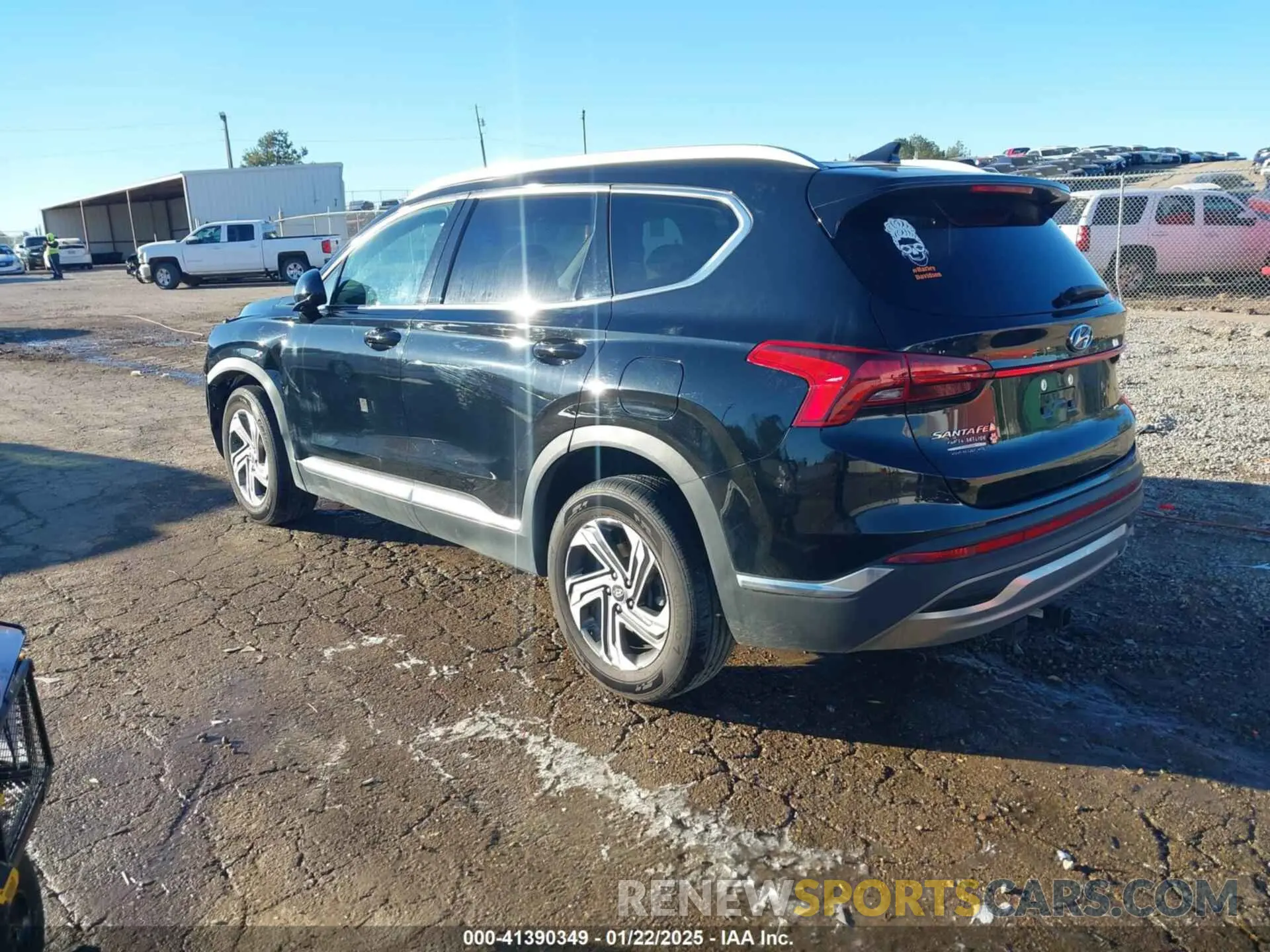 3 Photograph of a damaged car 5NMS24AJXNH375497 HYUNDAI SANTA FE 2022