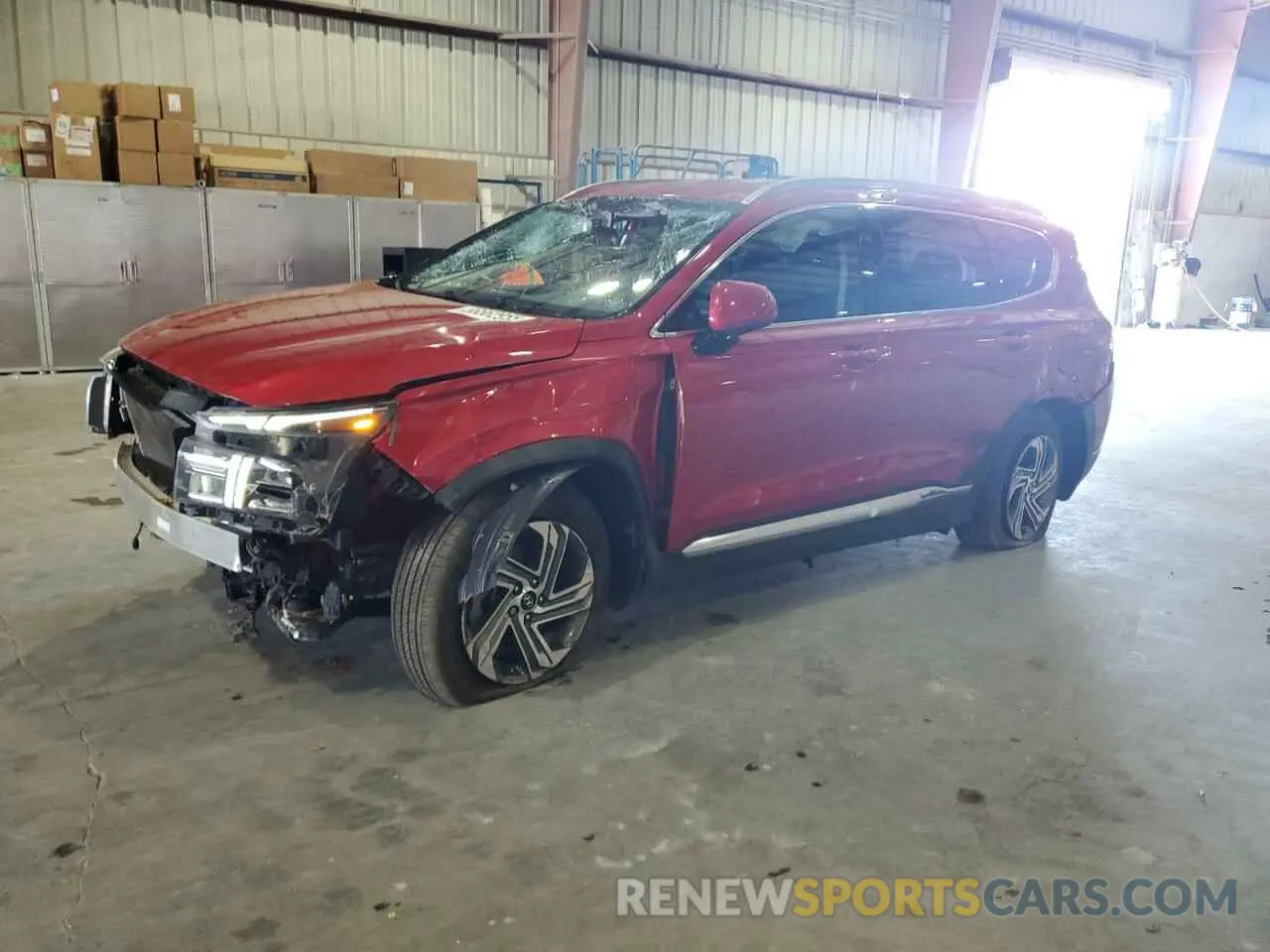 1 Photograph of a damaged car 5NMS24AJXNH399881 HYUNDAI SANTA FE 2022