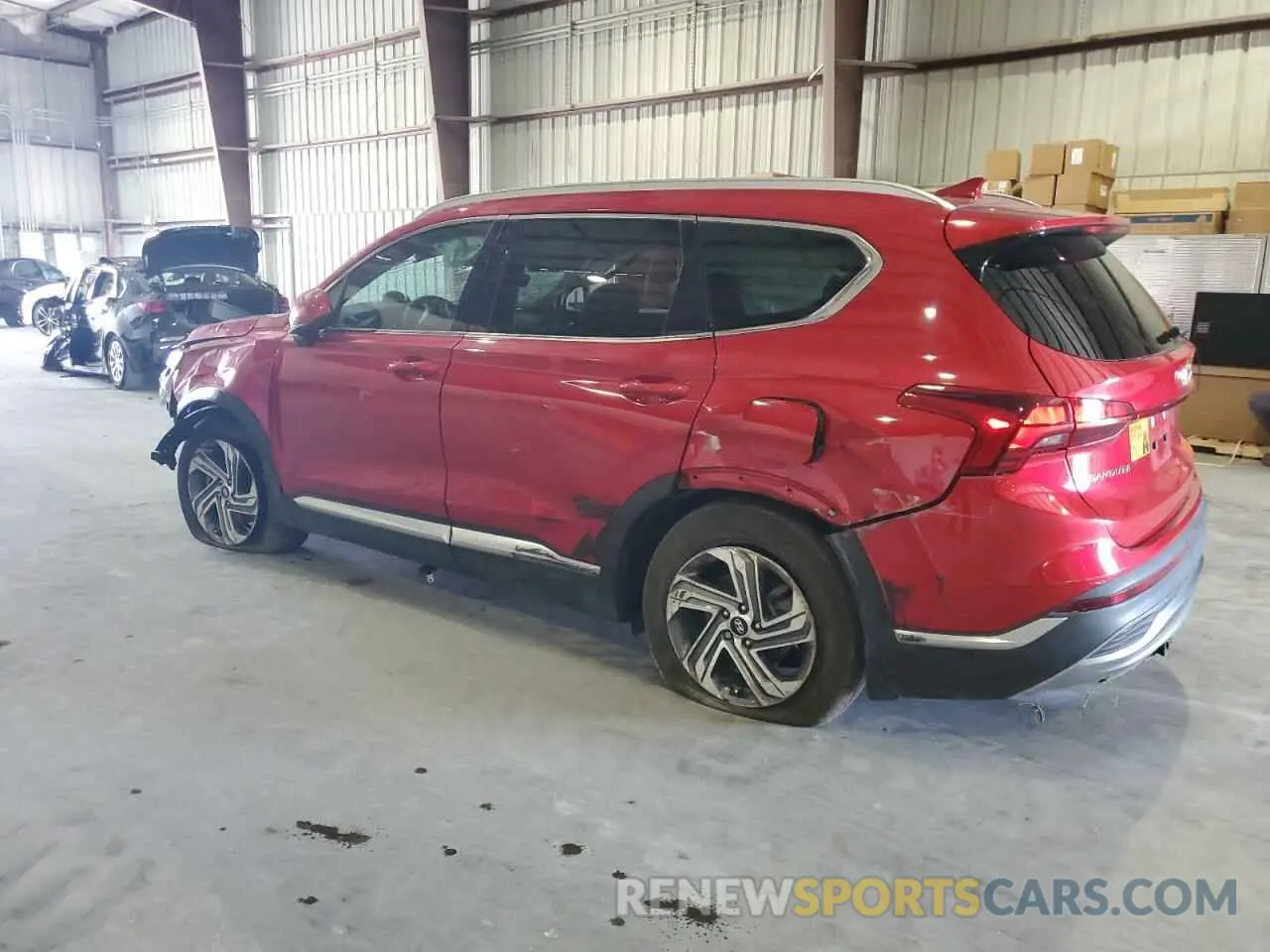 2 Photograph of a damaged car 5NMS24AJXNH399881 HYUNDAI SANTA FE 2022