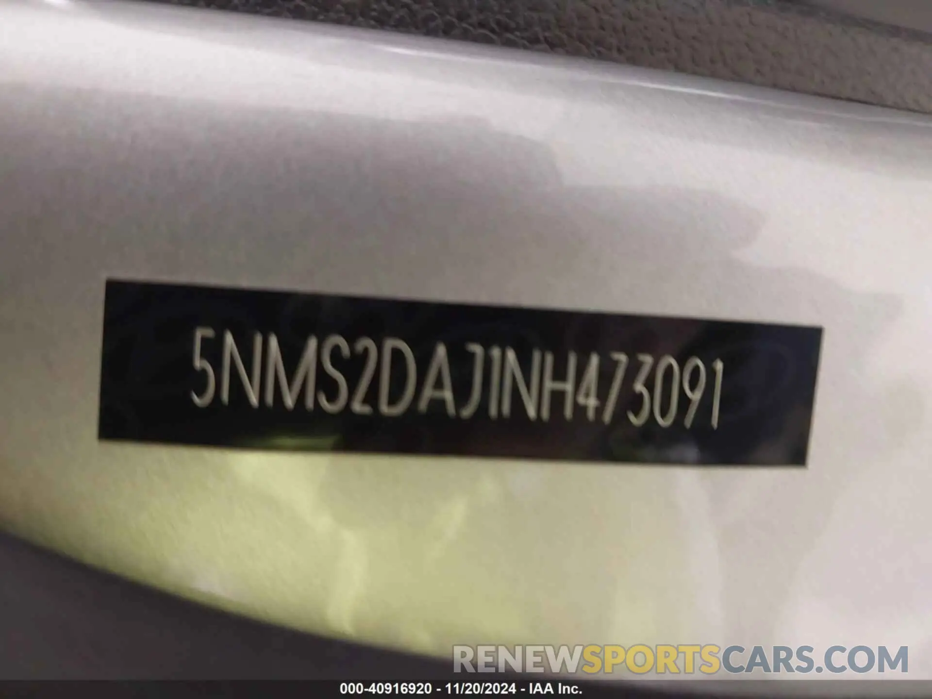 9 Фотография поврежденного автомобиля 5NMS2DAJ1NH473091 HYUNDAI SANTA FE 2022