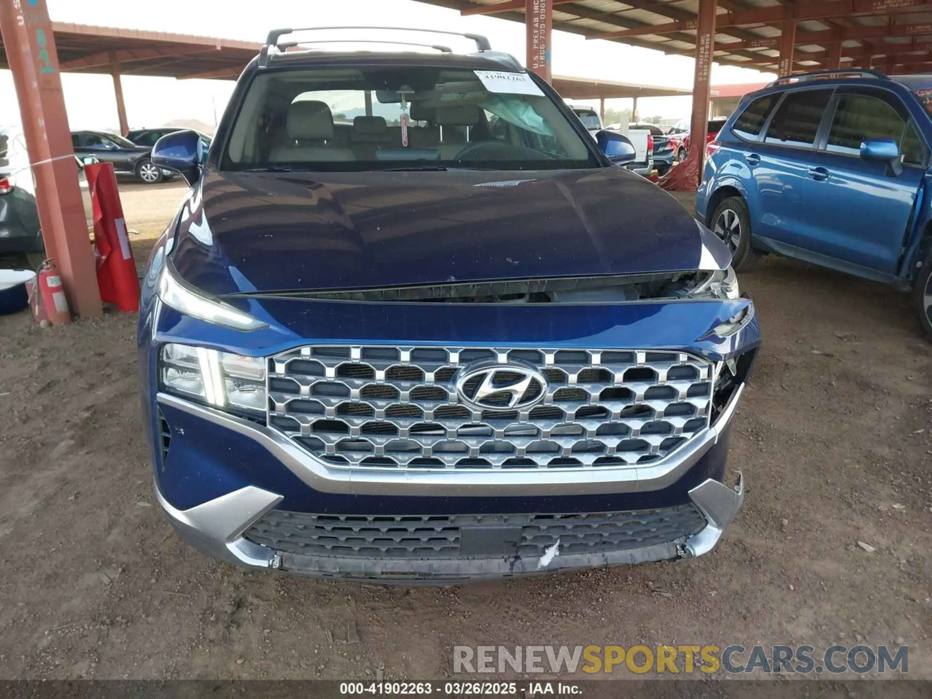 12 Photograph of a damaged car 5NMS2DAJ2NH377678 HYUNDAI SANTA FE 2022