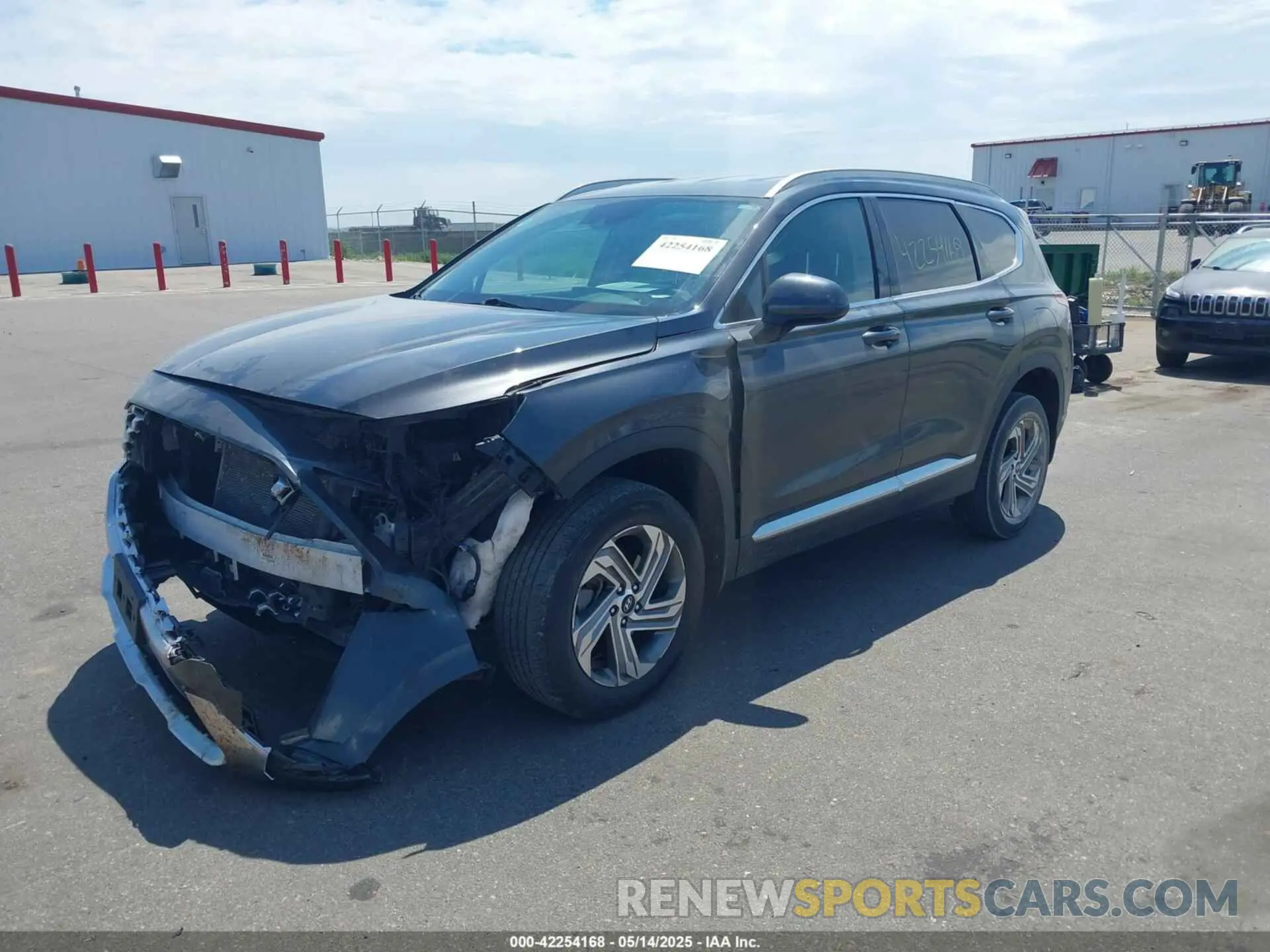 2 Photograph of a damaged car 5NMS2DAJ2NH388129 HYUNDAI SANTA FE 2022