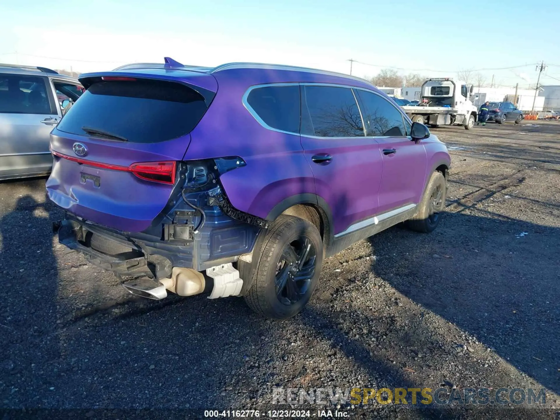 4 Фотография поврежденного автомобиля 5NMS2DAJ3NH410199 HYUNDAI SANTA FE 2022