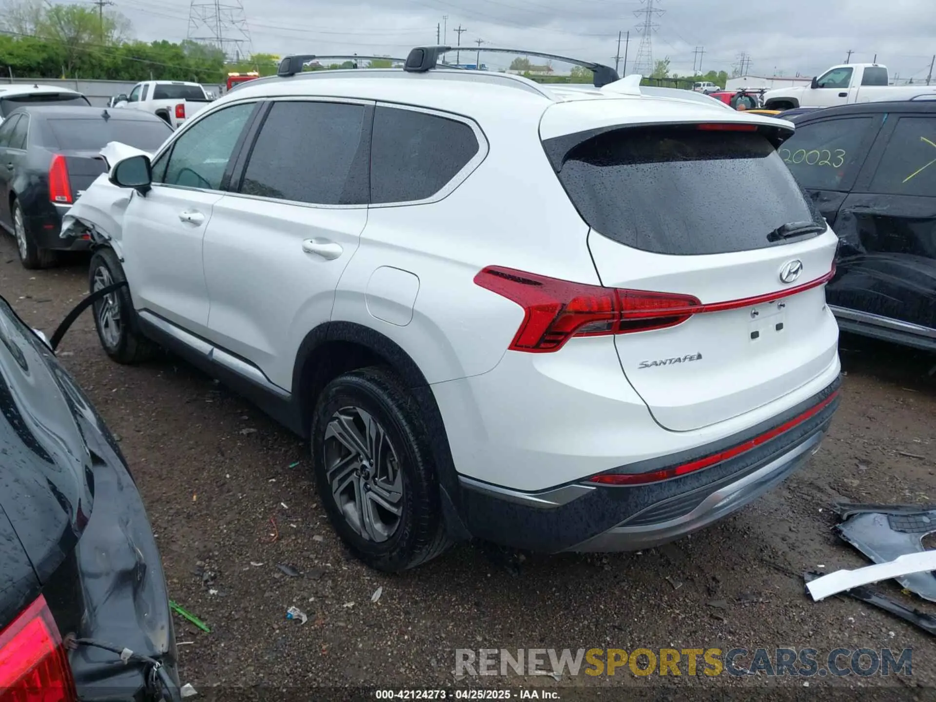 3 Photograph of a damaged car 5NMS2DAJ5NH450235 HYUNDAI SANTA FE 2022