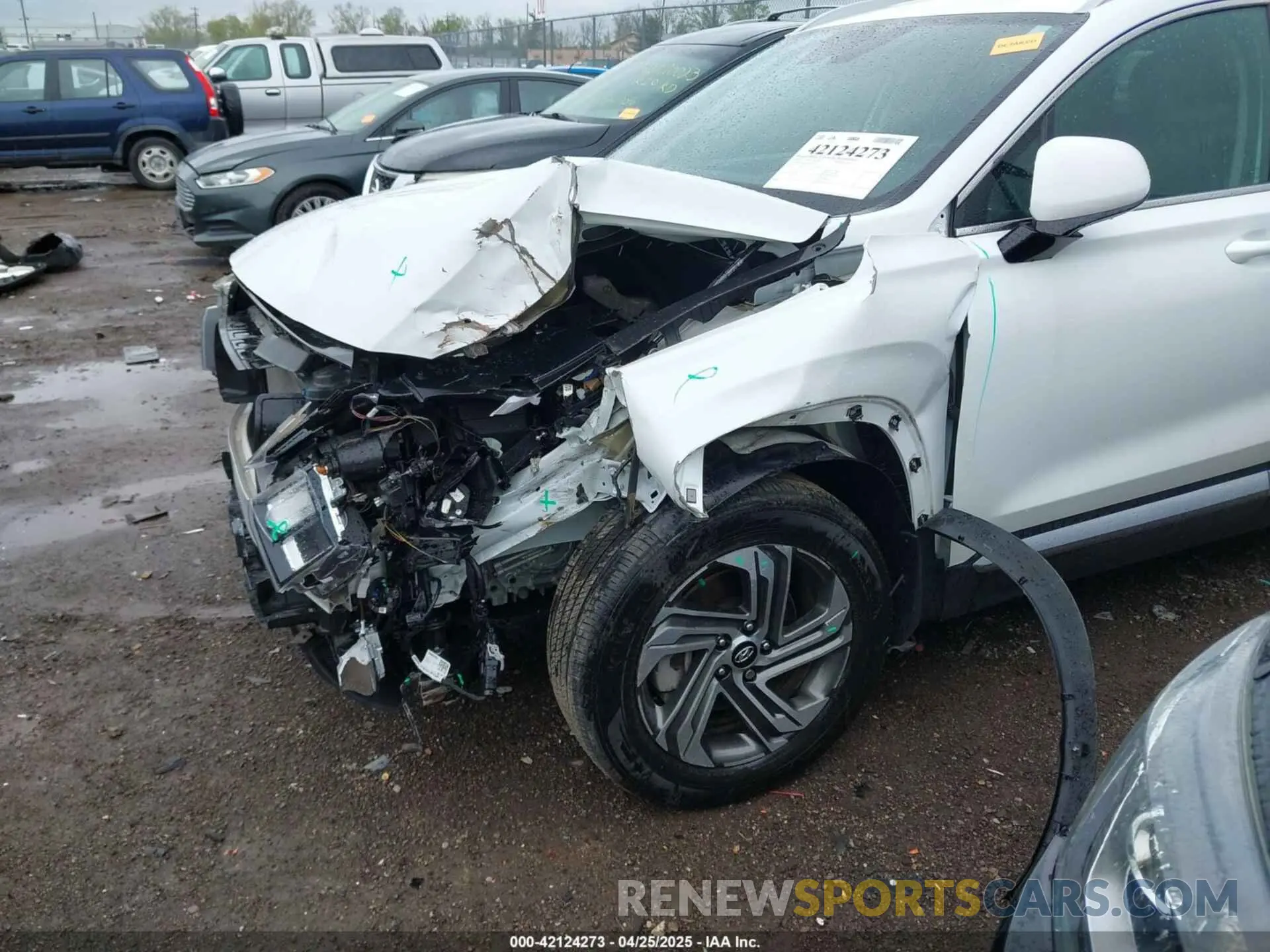 6 Photograph of a damaged car 5NMS2DAJ5NH450235 HYUNDAI SANTA FE 2022