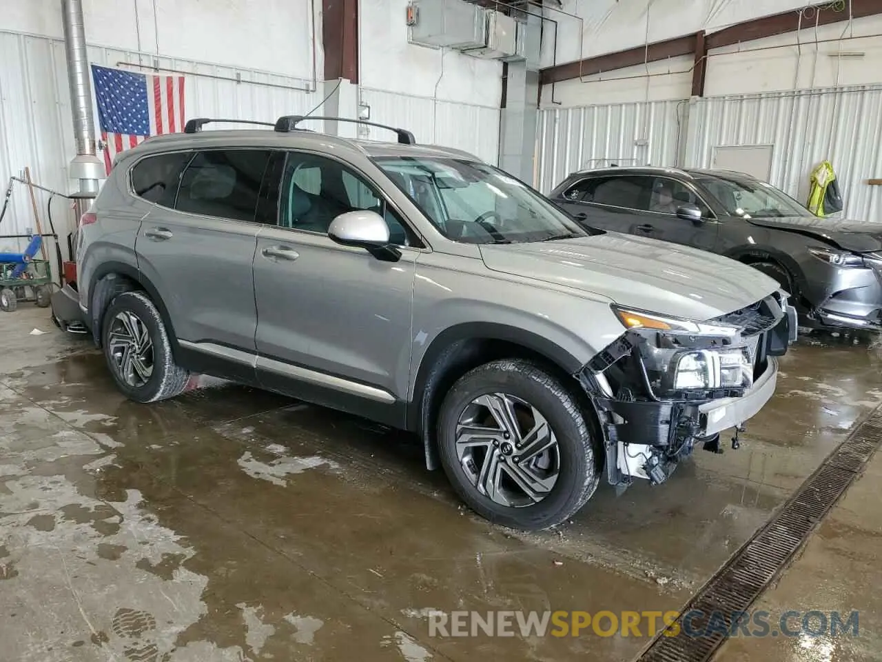 4 Фотография поврежденного автомобиля 5NMS2DAJ6NH470719 HYUNDAI SANTA FE 2022