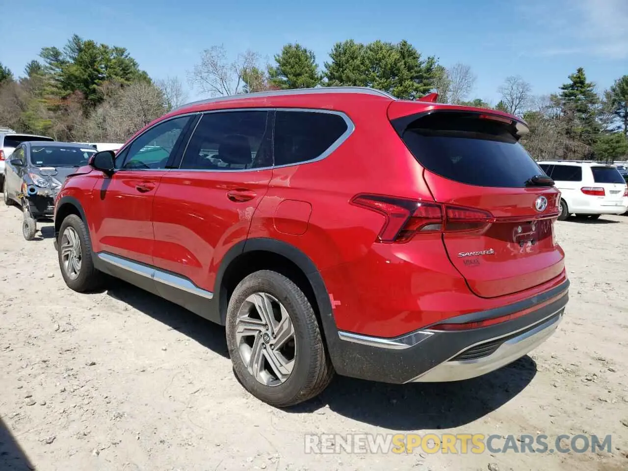 2 Photograph of a damaged car 5NMS2DAJ7NH481387 HYUNDAI SANTA FE 2022