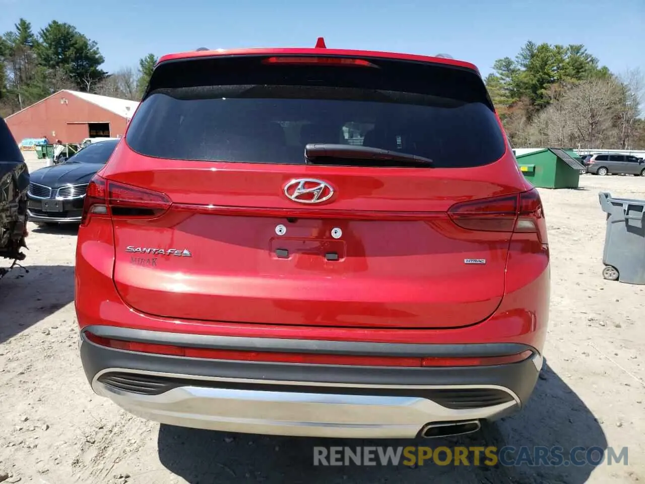 6 Photograph of a damaged car 5NMS2DAJ7NH481387 HYUNDAI SANTA FE 2022
