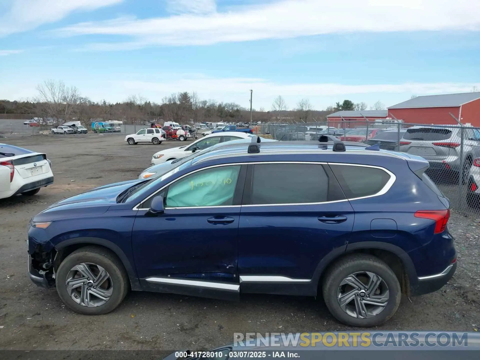 14 Photograph of a damaged car 5NMS2DAJ8NH443618 HYUNDAI SANTA FE 2022