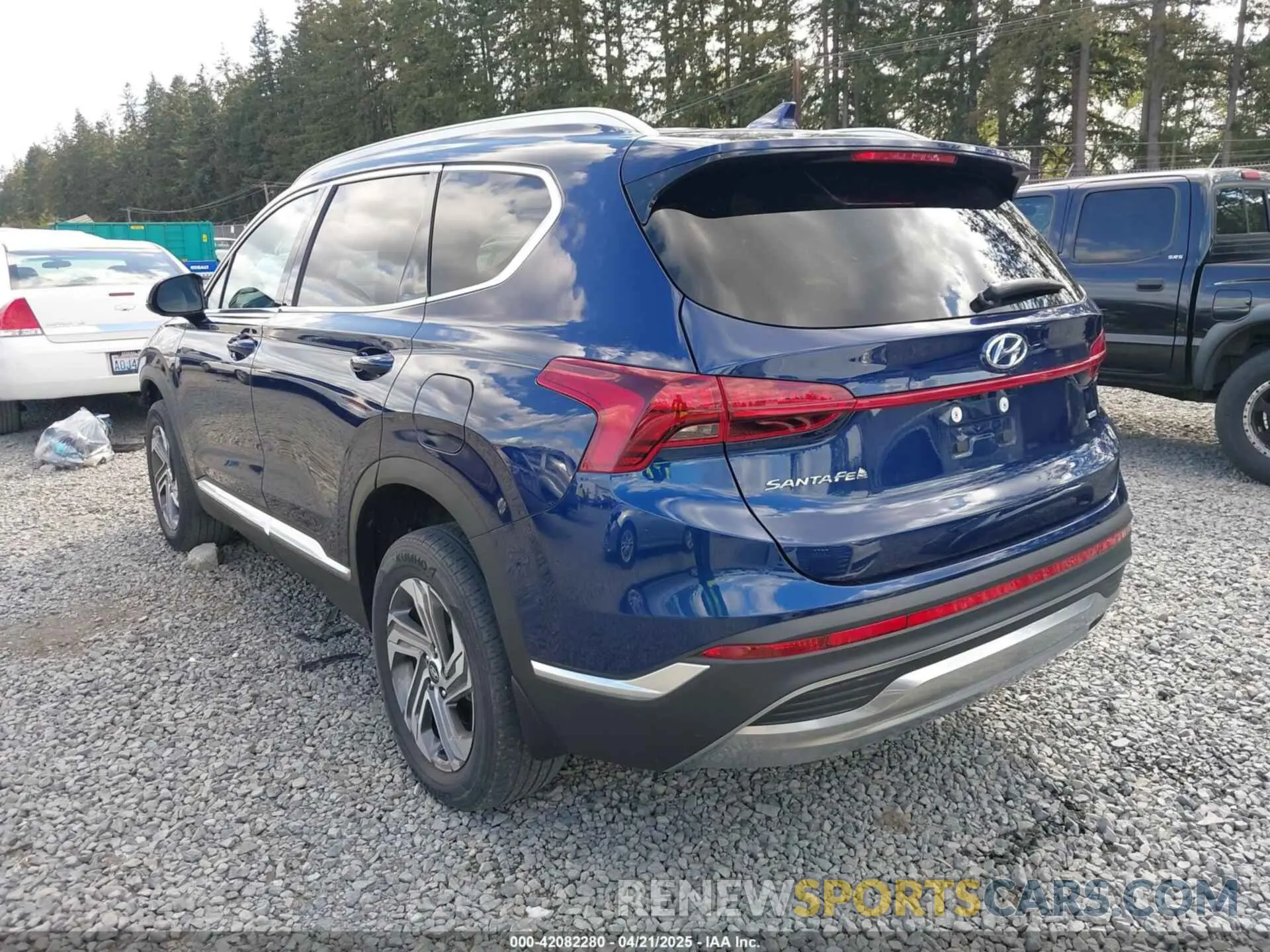 3 Фотография поврежденного автомобиля 5NMS2DAJXNH384426 HYUNDAI SANTA FE 2022