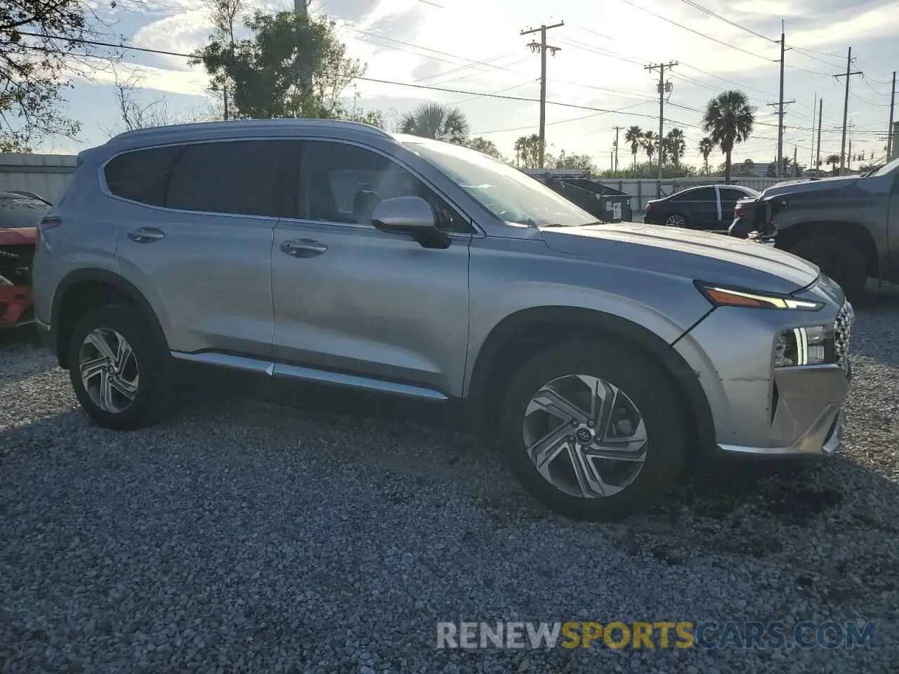 4 Photograph of a damaged car 5NMS2DAJXNH459609 HYUNDAI SANTA FE 2022